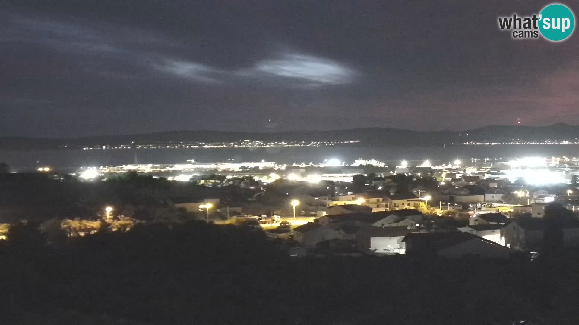 Panoramska web kamera Luke Gaženica u Zadru, Hrvatska