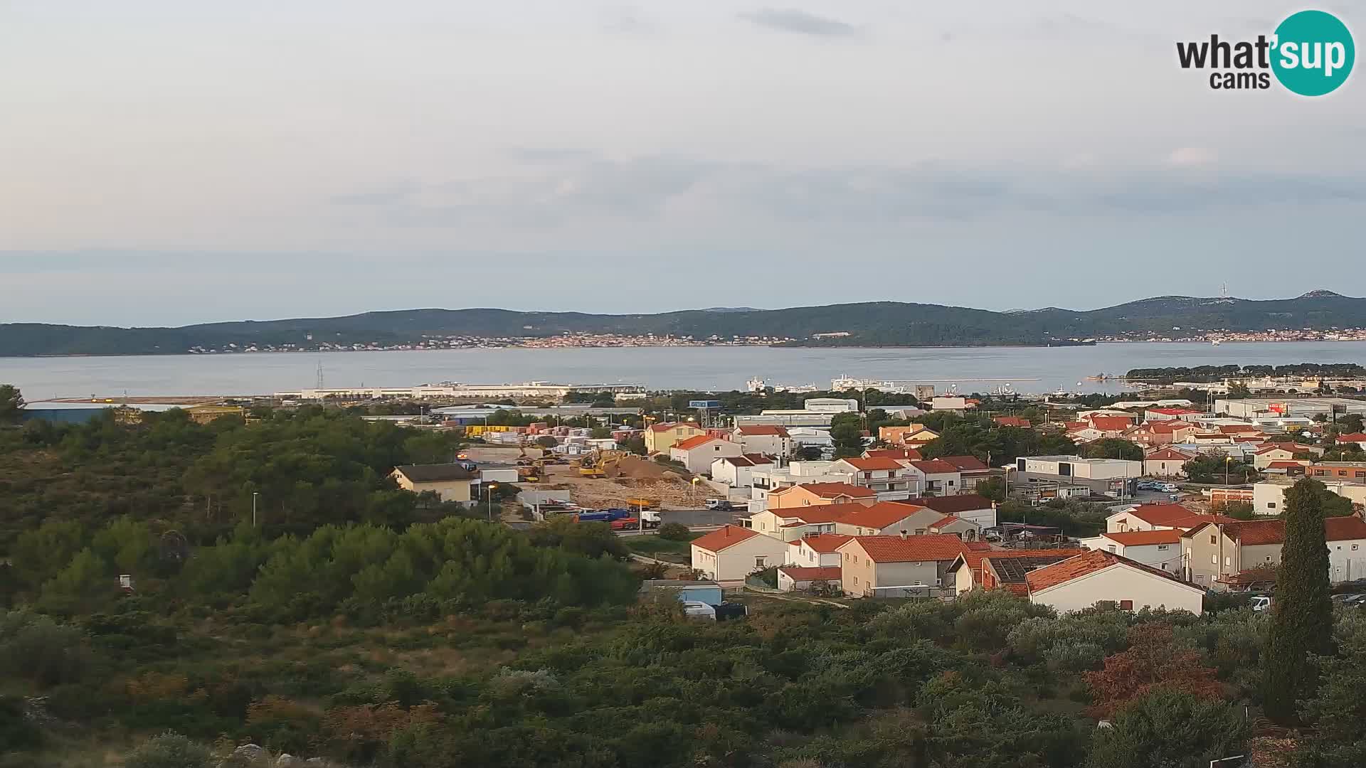 Panorama de la Webcam del Puerto Gazenica de Zadar, Zadar, Croacia