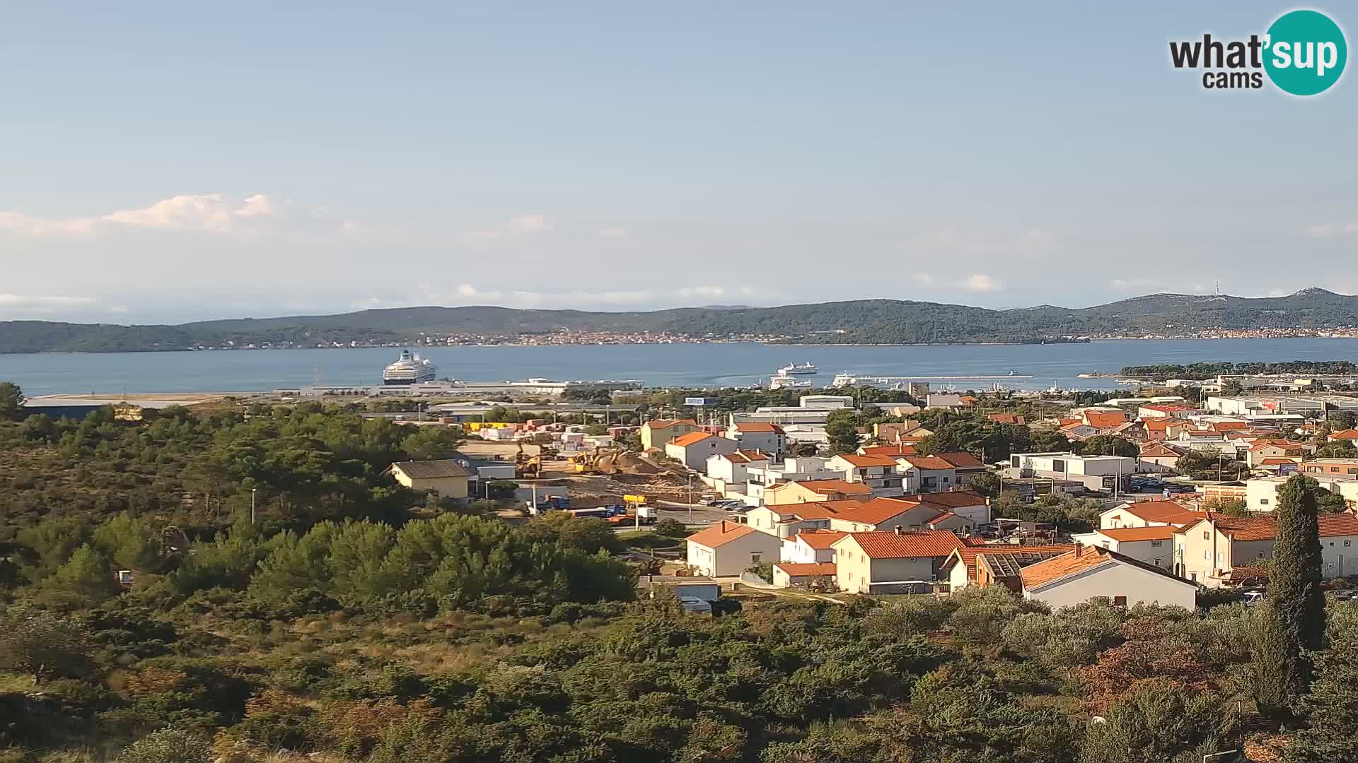 Panorama de la Webcam del Puerto Gazenica de Zadar, Zadar, Croacia
