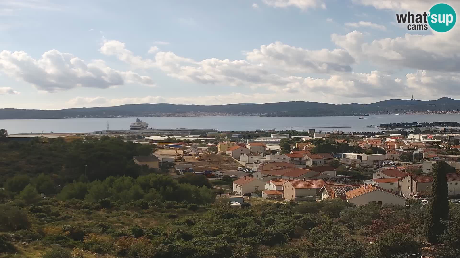Panoramska web kamera Luke Gaženica u Zadru, Hrvatska