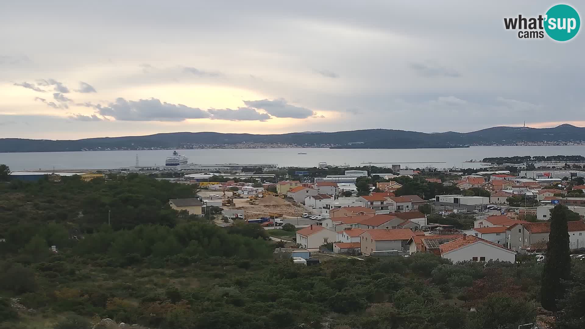 Panoramska web kamera Luke Gaženica u Zadru, Hrvatska