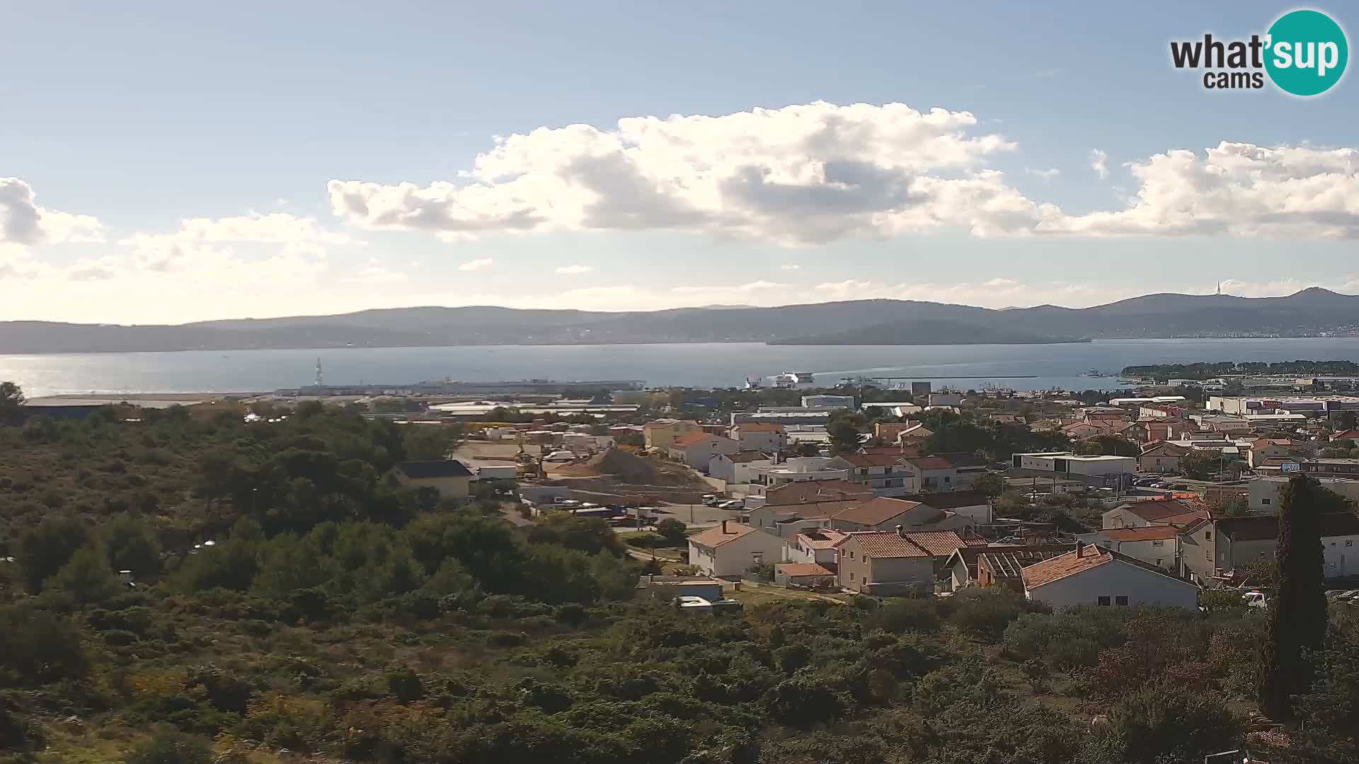 Panorama de la Webcam del Puerto Gazenica de Zadar, Zadar, Croacia