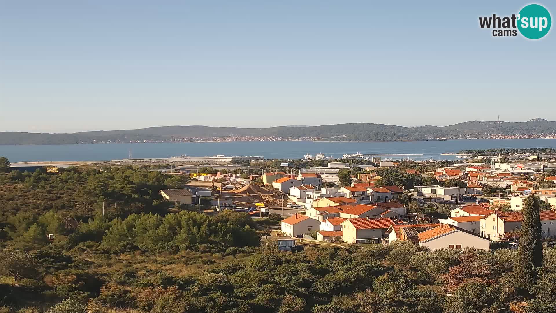 Zadar Port Gazenica Webcam Panorama, Zadar, Croatie