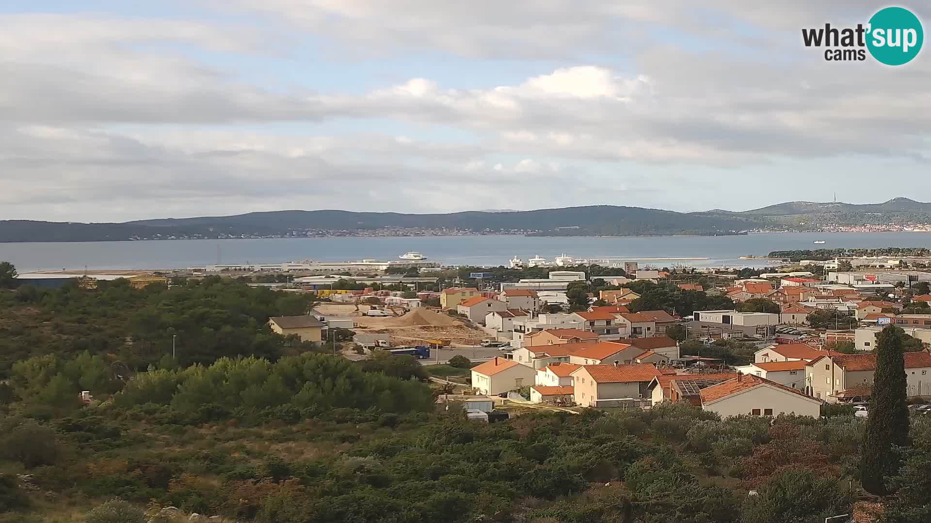 Panorama de la Webcam del Puerto Gazenica de Zadar, Zadar, Croacia