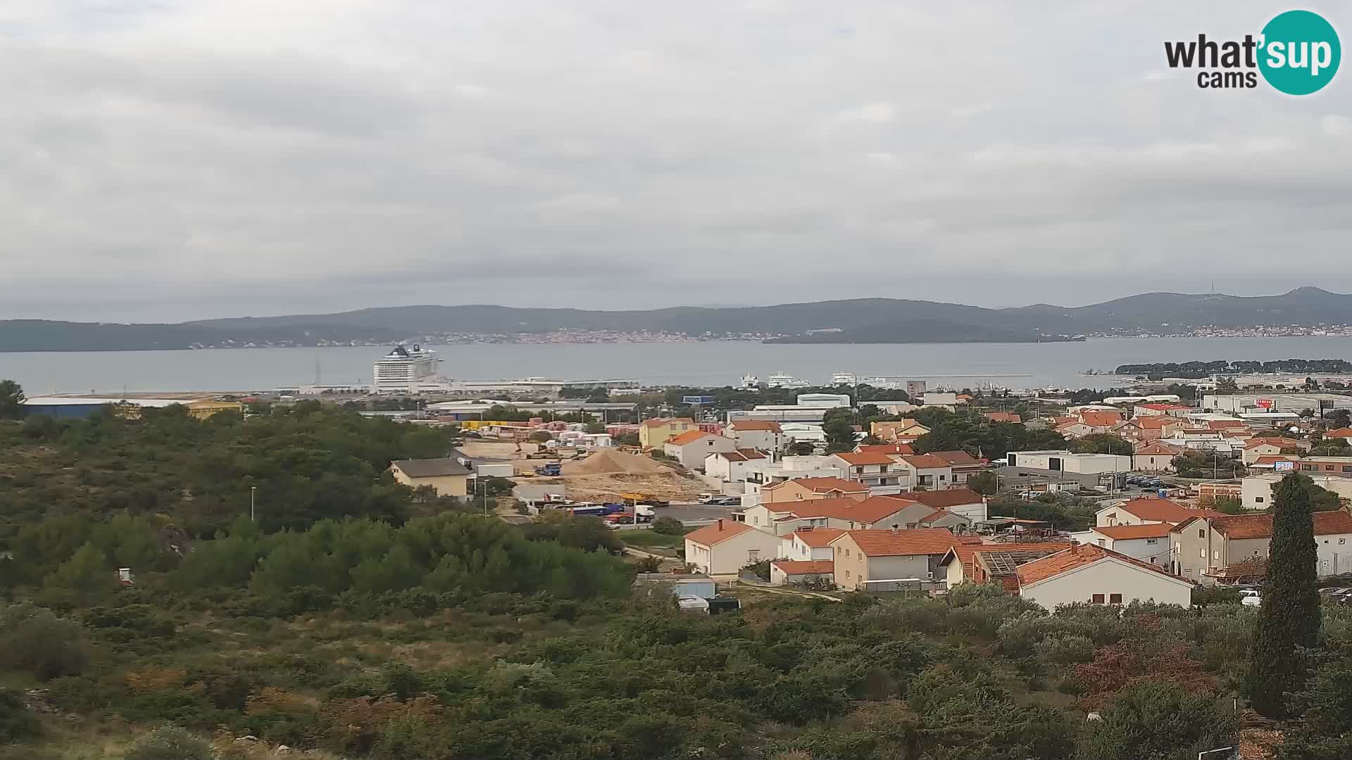 Zadar Port Gazenica Webcam Panorama, Zadar, Croatia