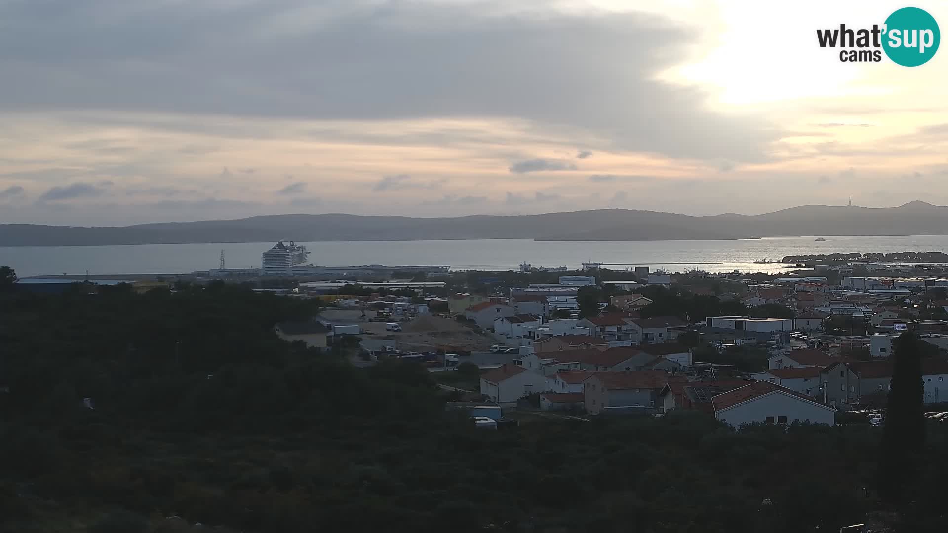 Zadar Port Gazenica Webcam Panorama, Zadar, Croatia