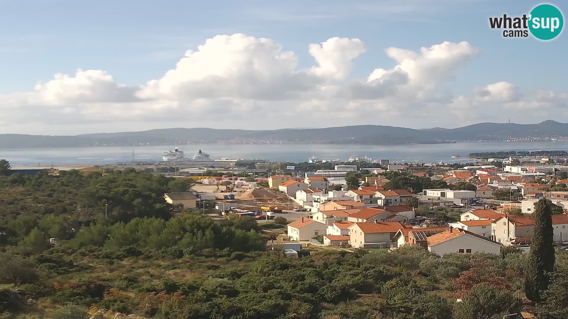 Panoramska web kamera Luke Gaženica u Zadru, Hrvatska