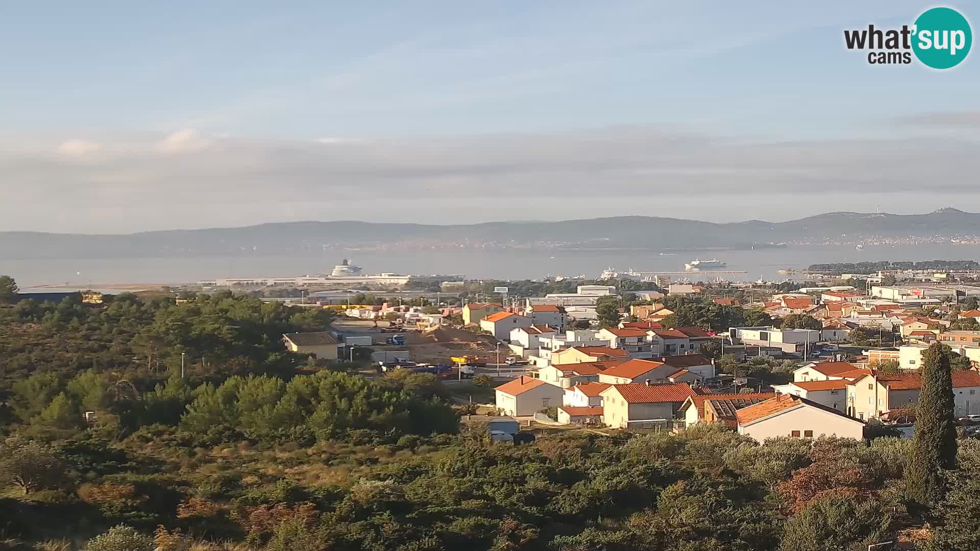 Panoramska web kamera Luke Gaženica u Zadru, Hrvatska