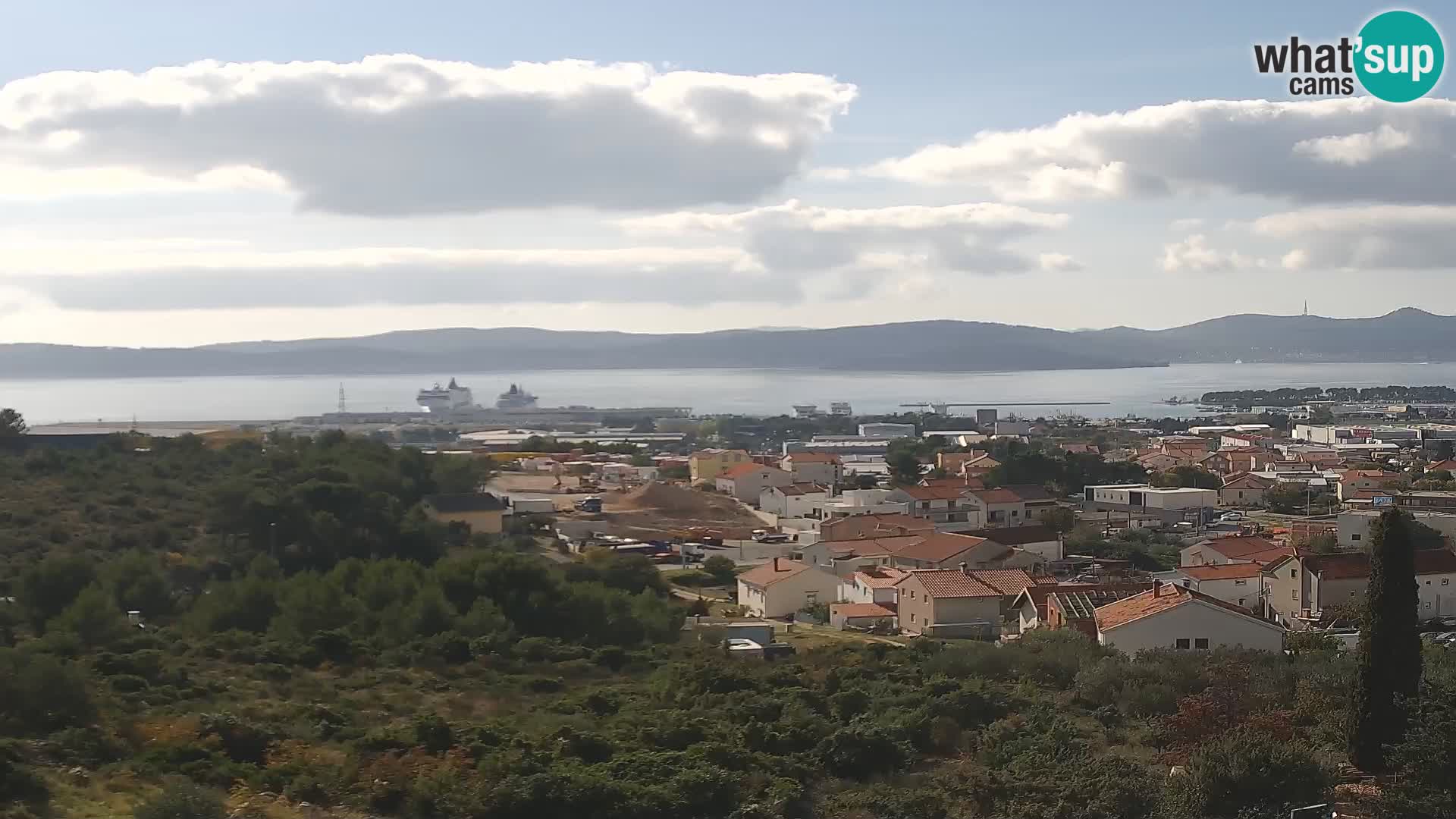 Zadar Pristanišče Gazenica s panoramsko spletno kamero, Zadar, Hrvaška