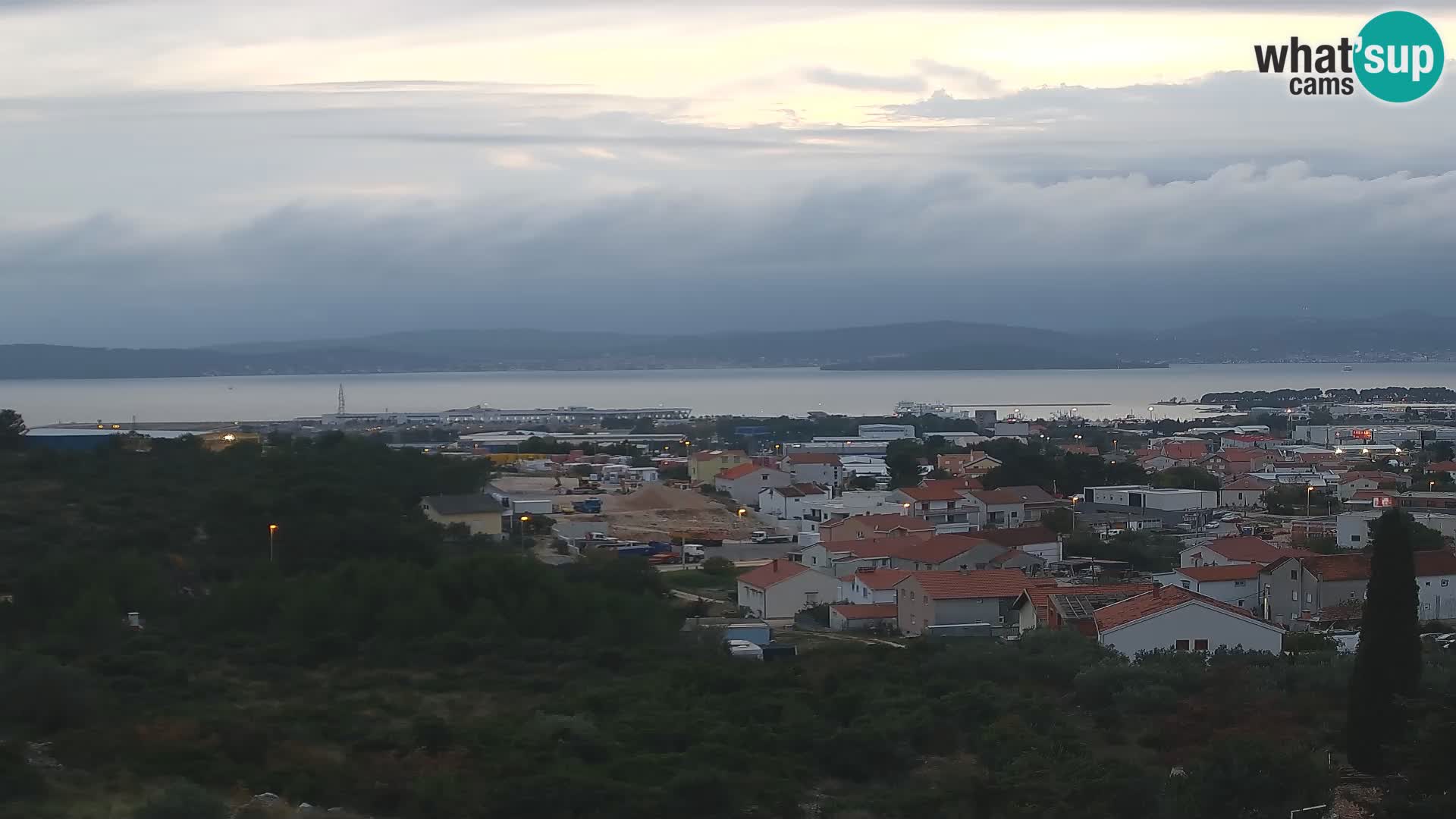 Panoramska web kamera Luke Gaženica u Zadru, Hrvatska