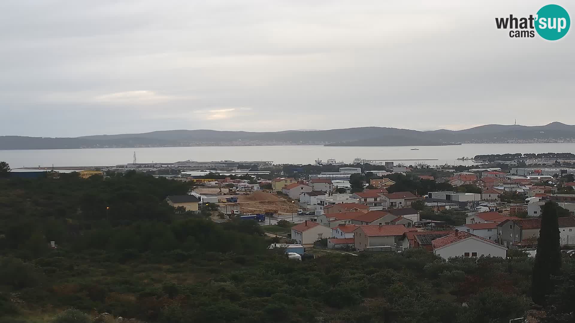 Zadar Port Gazenica Webcam Panorama, Zadar, Kroatien