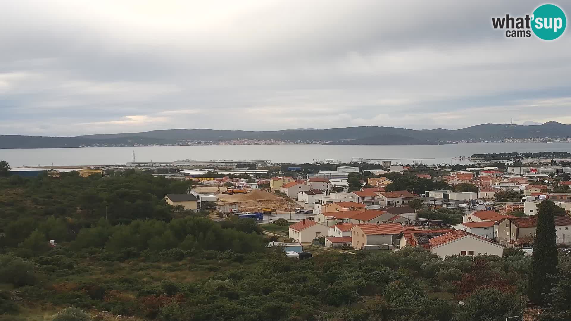 Zadar Pristanišče Gazenica s panoramsko spletno kamero, Zadar, Hrvaška