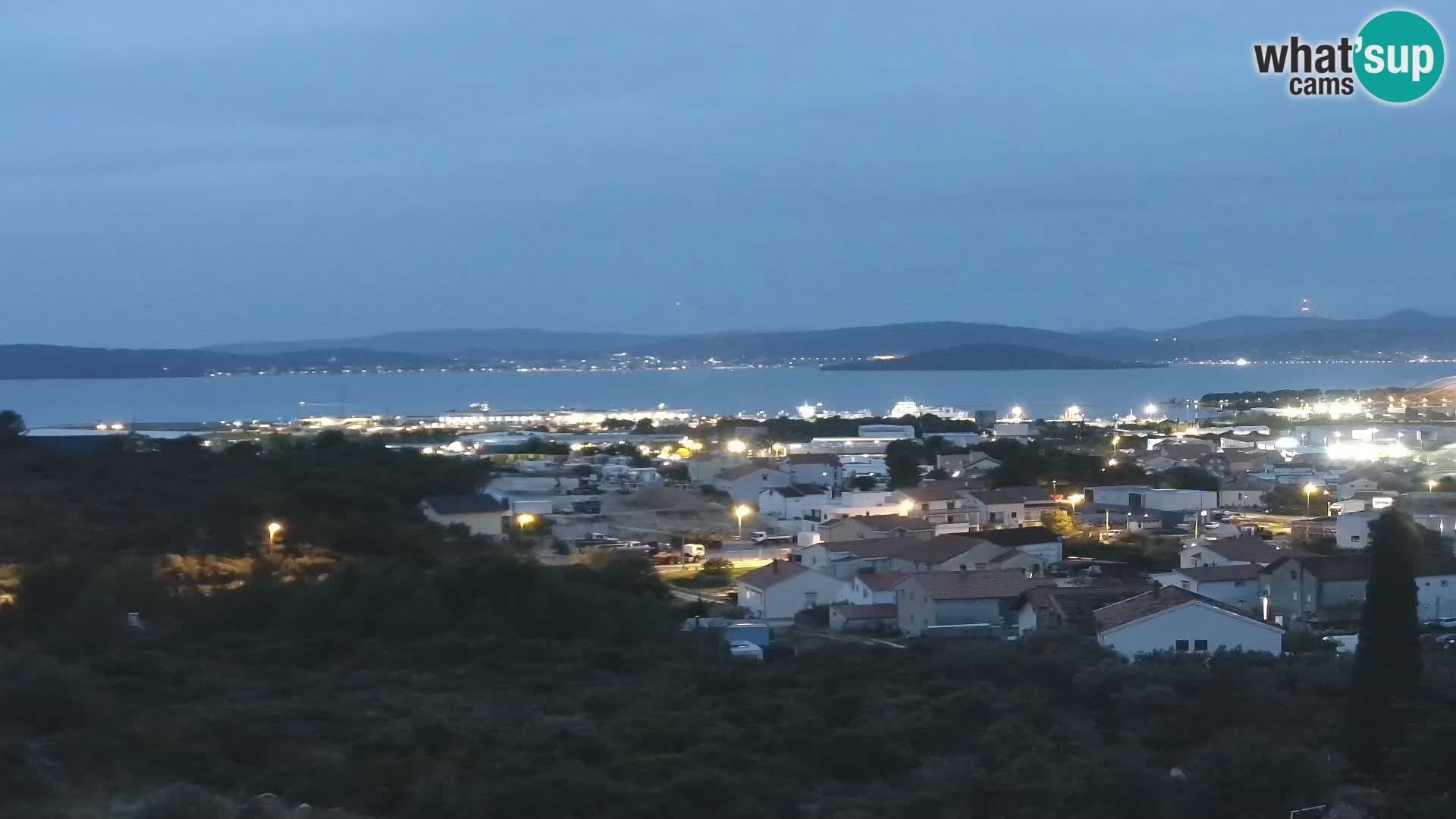 Zadar Port Gazenica Webcam Panorama, Zadar, Kroatien