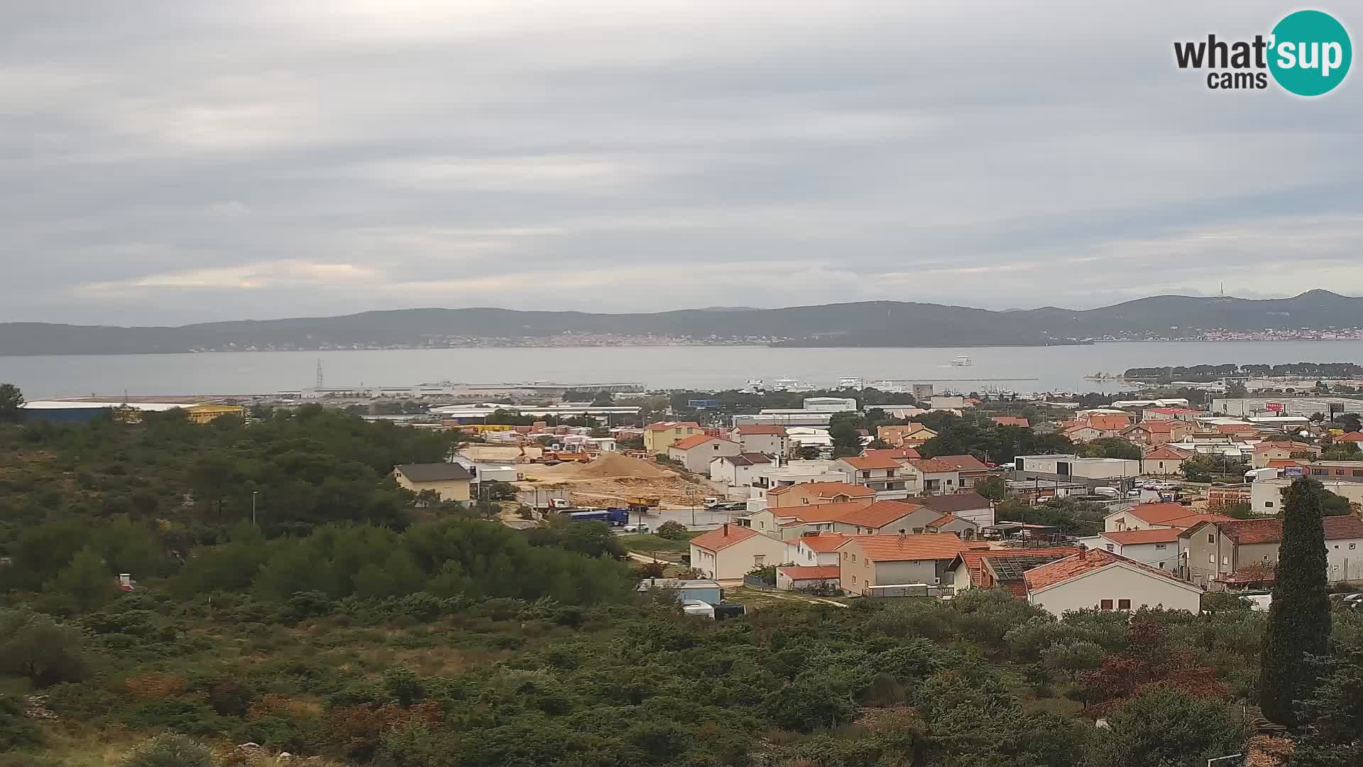 Panorama de la Webcam del Puerto Gazenica de Zadar, Zadar, Croacia