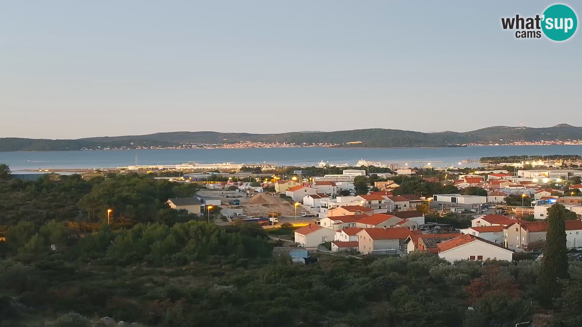 Zadar Pristanišče Gazenica s panoramsko spletno kamero, Zadar, Hrvaška