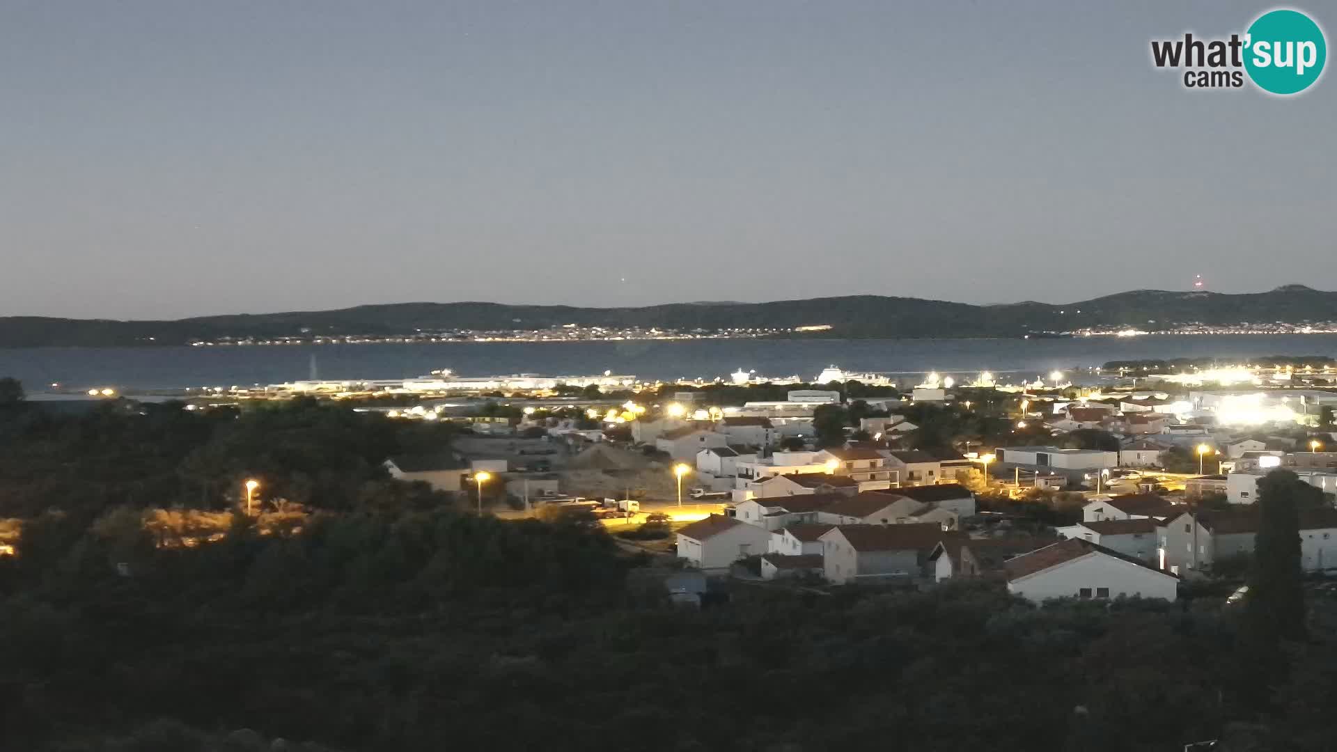 Panoramska web kamera Luke Gaženica u Zadru, Hrvatska