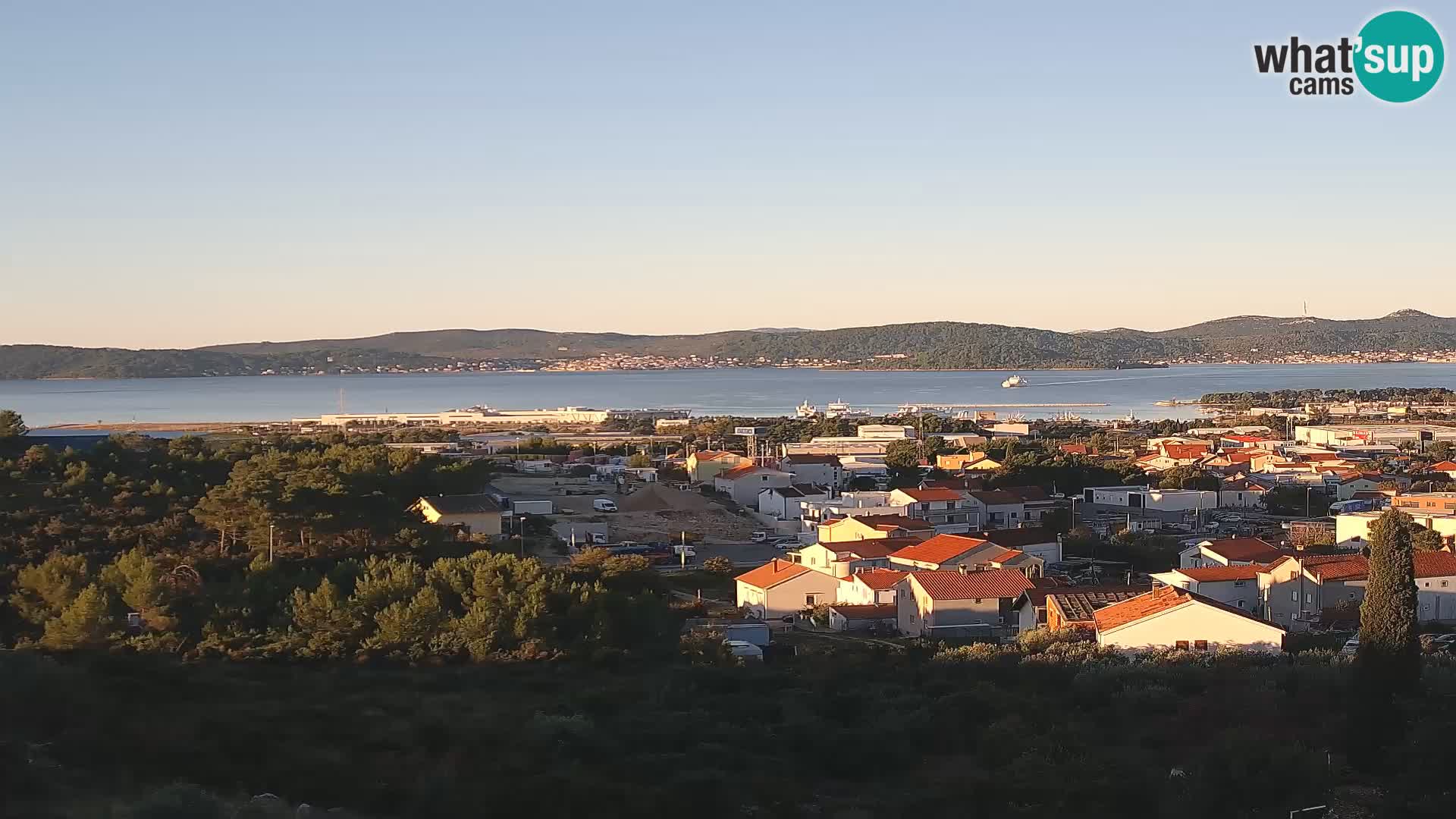 Panoramska web kamera Luke Gaženica u Zadru, Hrvatska