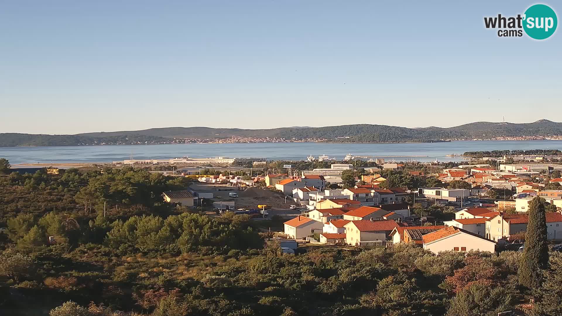 Zadar Pristanišče Gazenica s panoramsko spletno kamero, Zadar, Hrvaška