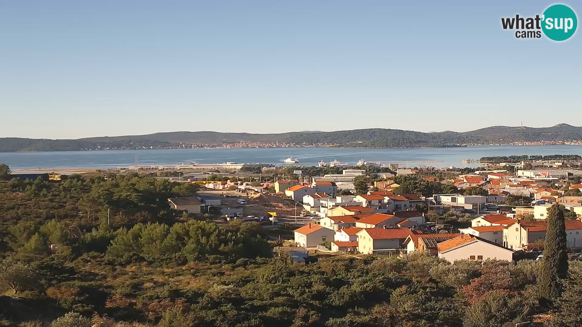 Zadar Pristanišče Gazenica s panoramsko spletno kamero, Zadar, Hrvaška