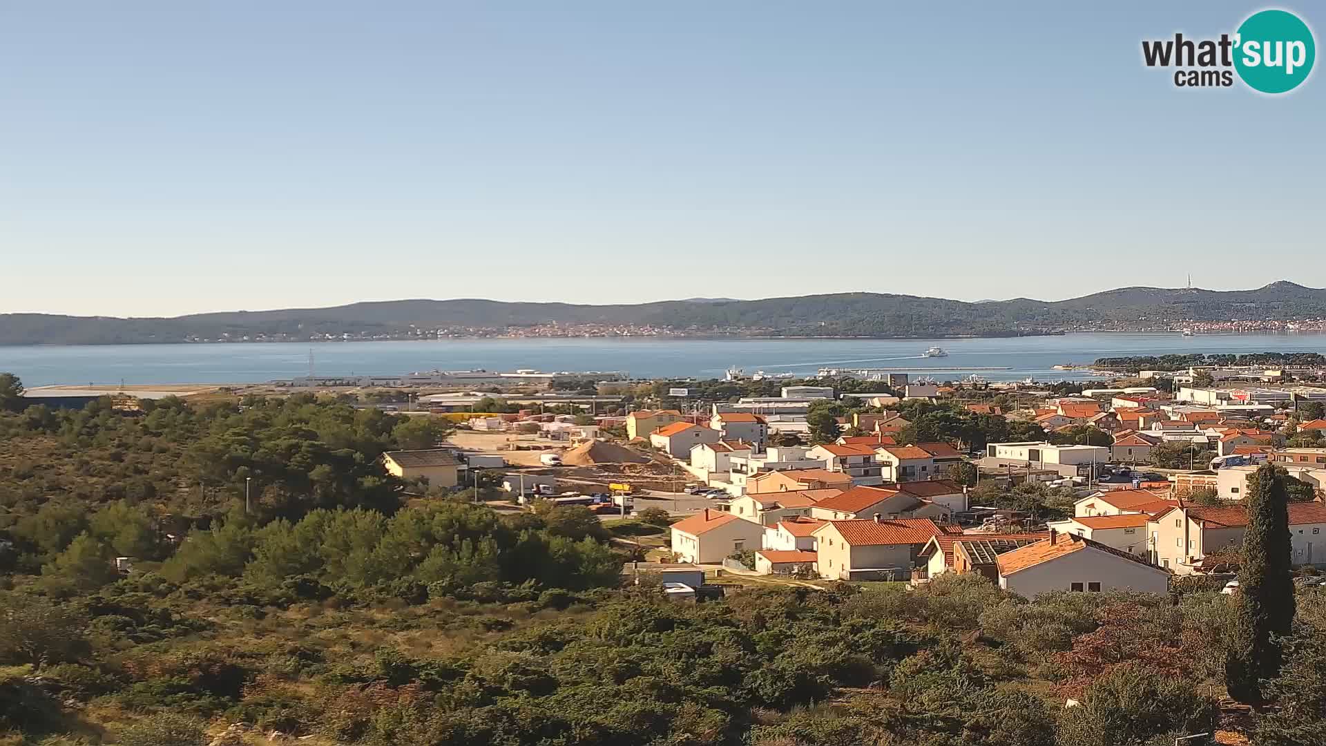 Panorama de la Webcam del Puerto Gazenica de Zadar, Zadar, Croacia