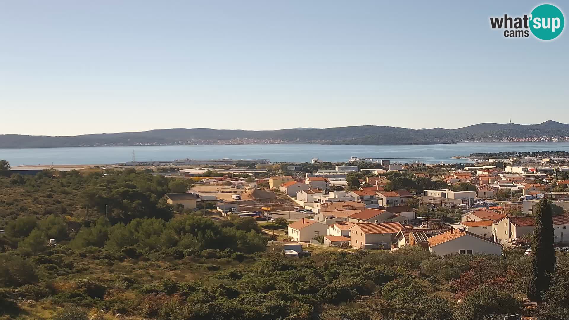 Panoramska web kamera Luke Gaženica u Zadru, Hrvatska