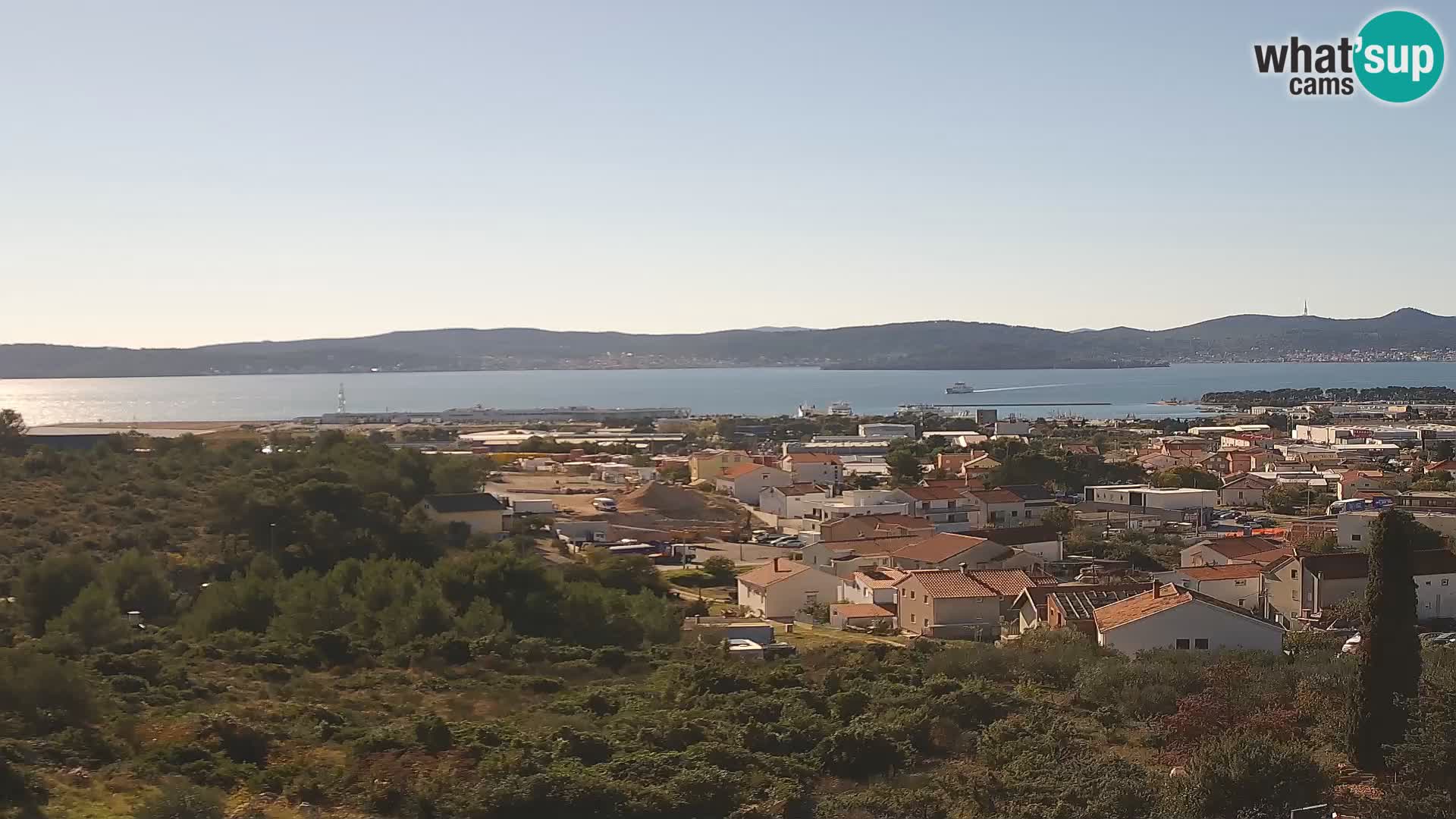 Zadar Pristanišče Gazenica s panoramsko spletno kamero, Zadar, Hrvaška