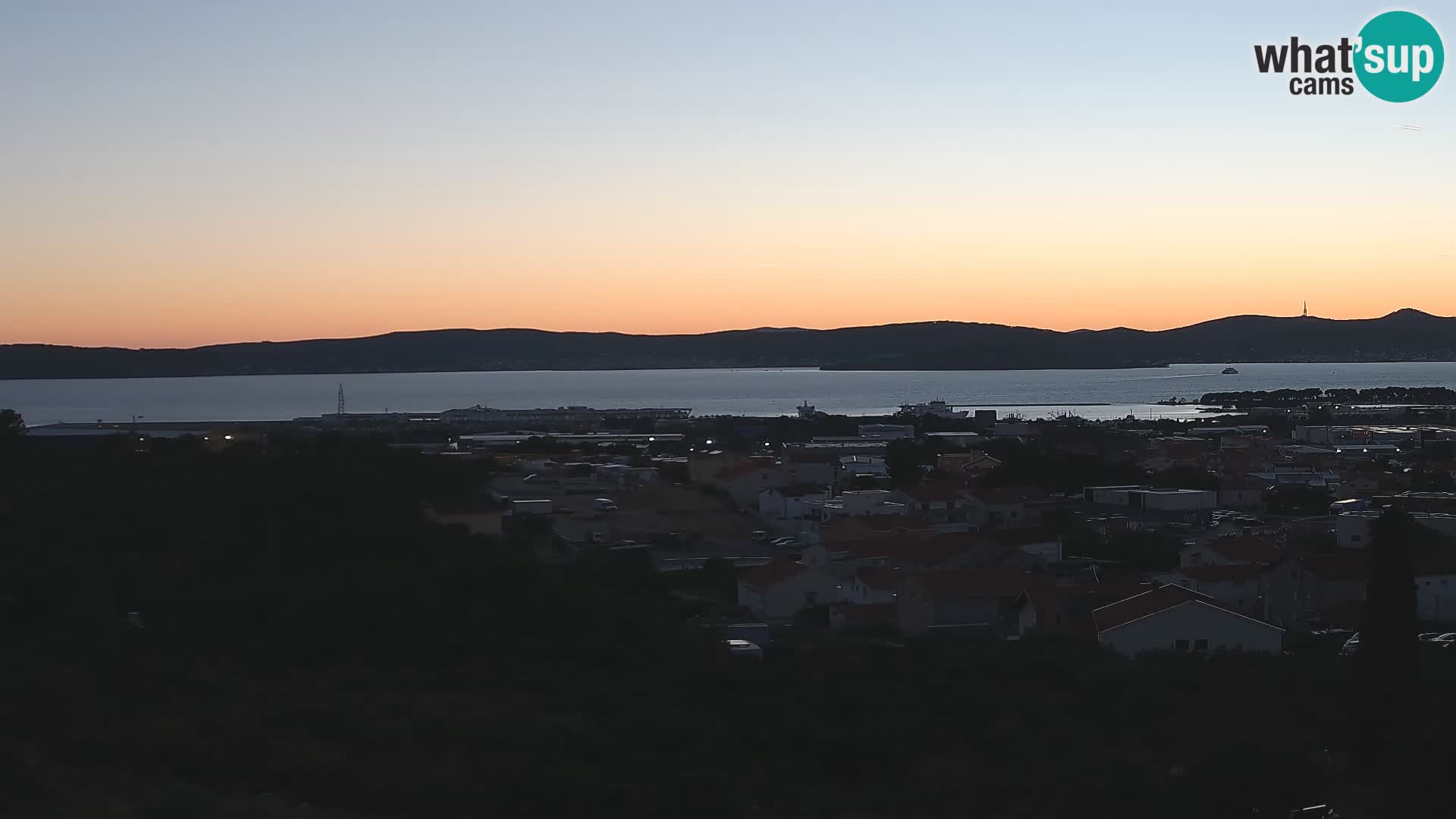 Panorama de la Webcam del Puerto Gazenica de Zadar, Zadar, Croacia