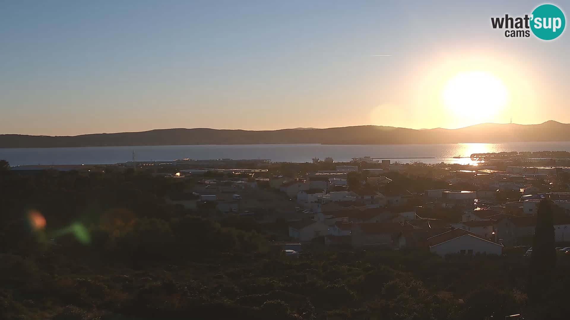 Panoramska web kamera Luke Gaženica u Zadru, Hrvatska