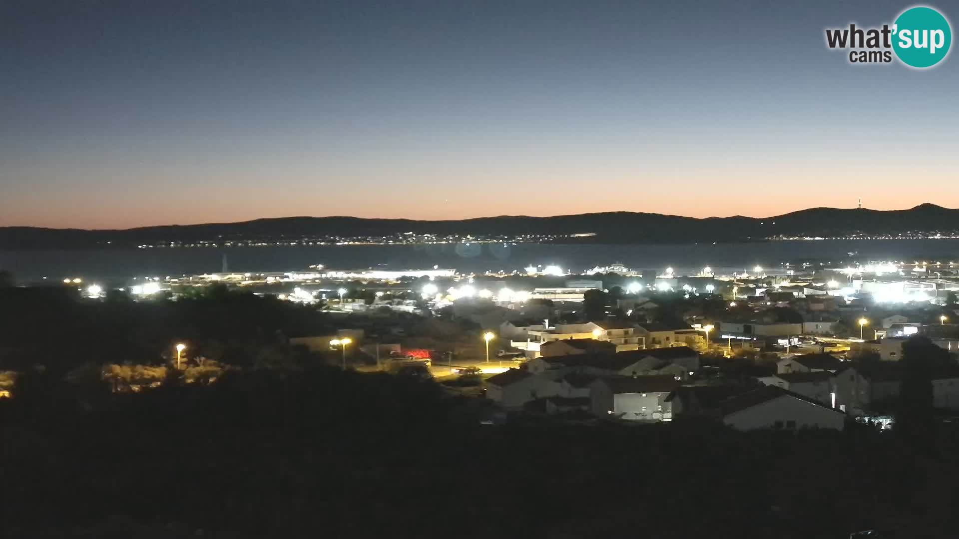 Panoramska web kamera Luke Gaženica u Zadru, Hrvatska