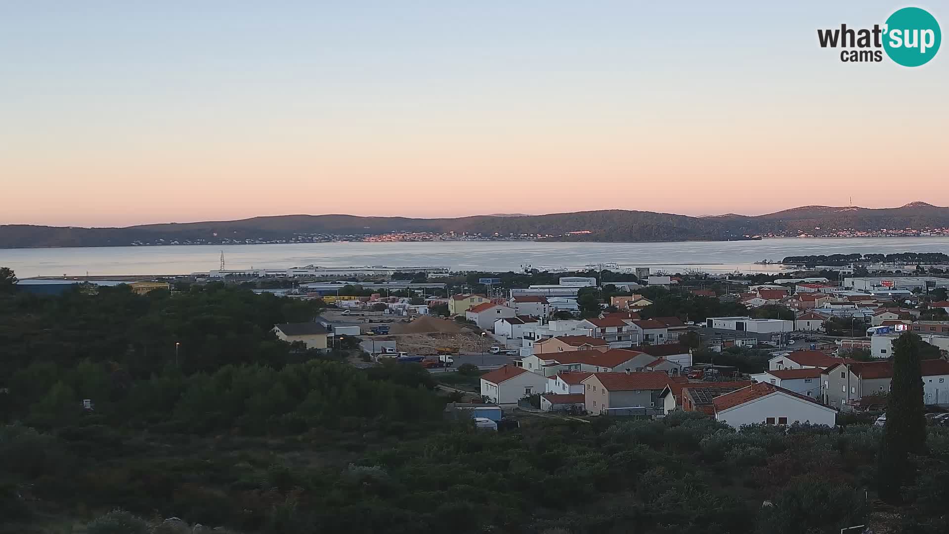 Zadar Port Gazenica Webcam Panorama, Zadar, Kroatien