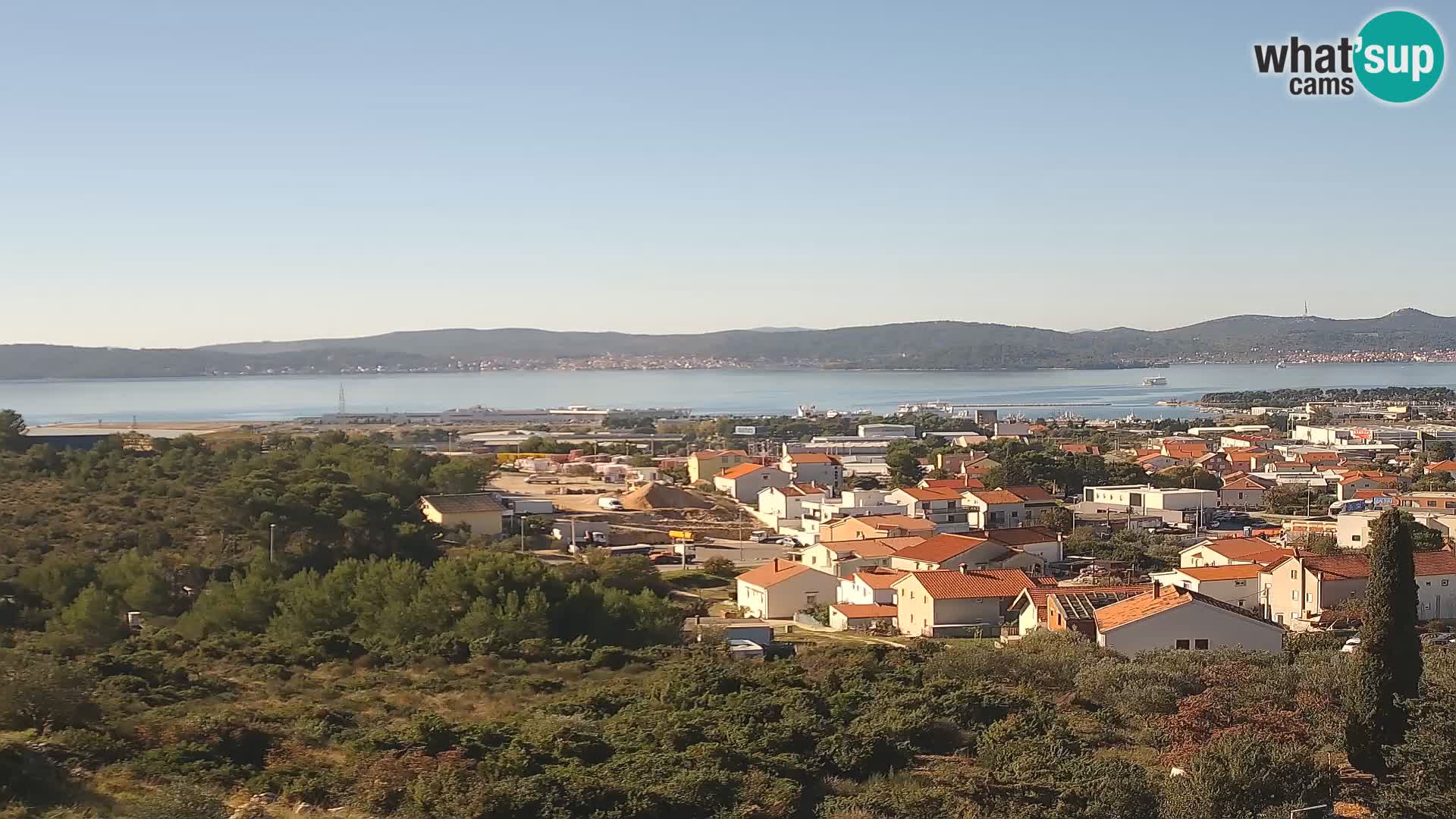 Zadar Port Gazenica Webcam Panorama, Zadar, Kroatien
