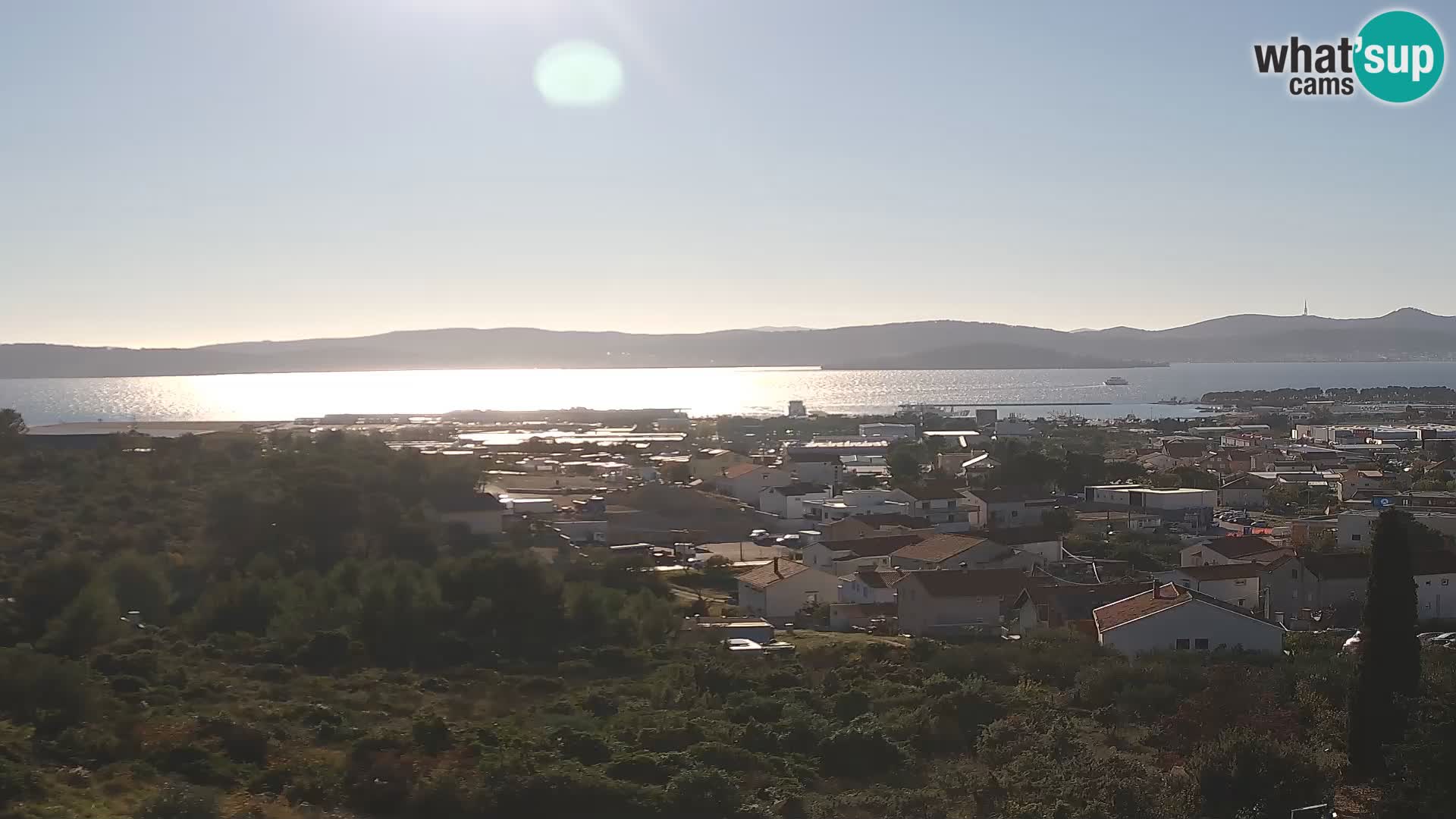 Panoramska web kamera Luke Gaženica u Zadru, Hrvatska