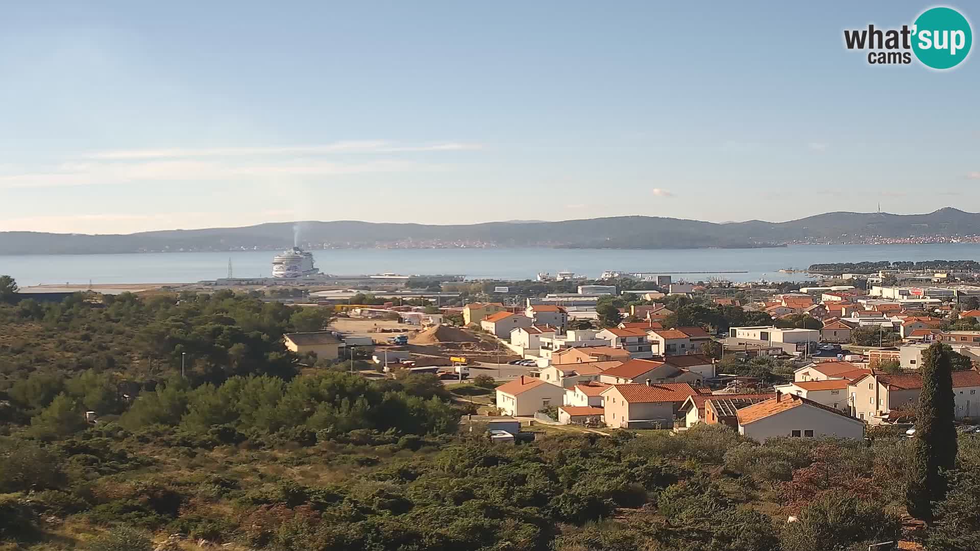Zadar Port Gazenica Webcam Panorama, Zadar, Croatie