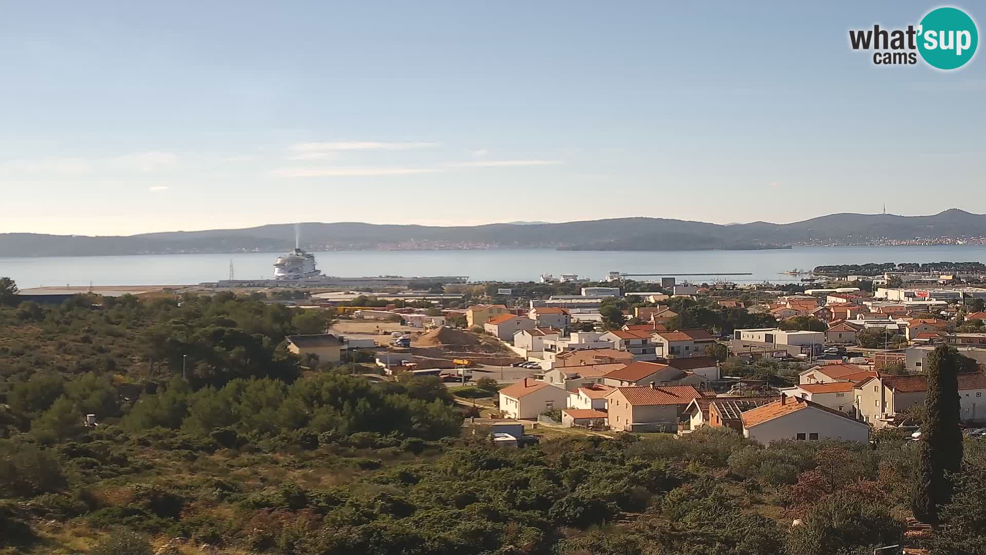 Zadar Port Gazenica Webcam Panorama, Zadar, Kroatien