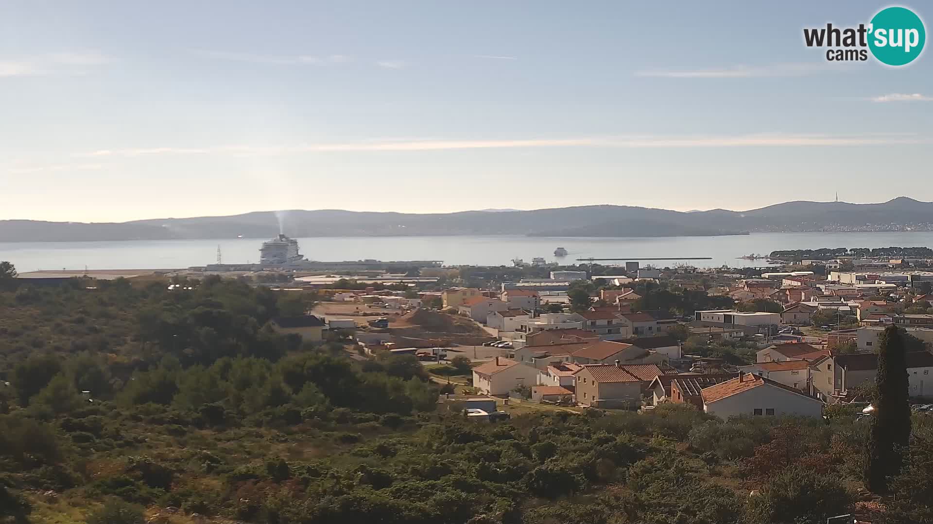 Panoramska web kamera Luke Gaženica u Zadru, Hrvatska