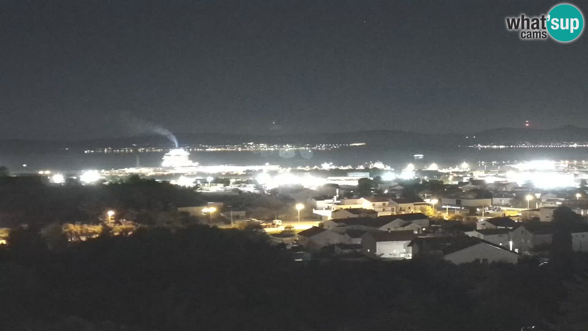 Panoramska web kamera Luke Gaženica u Zadru, Hrvatska