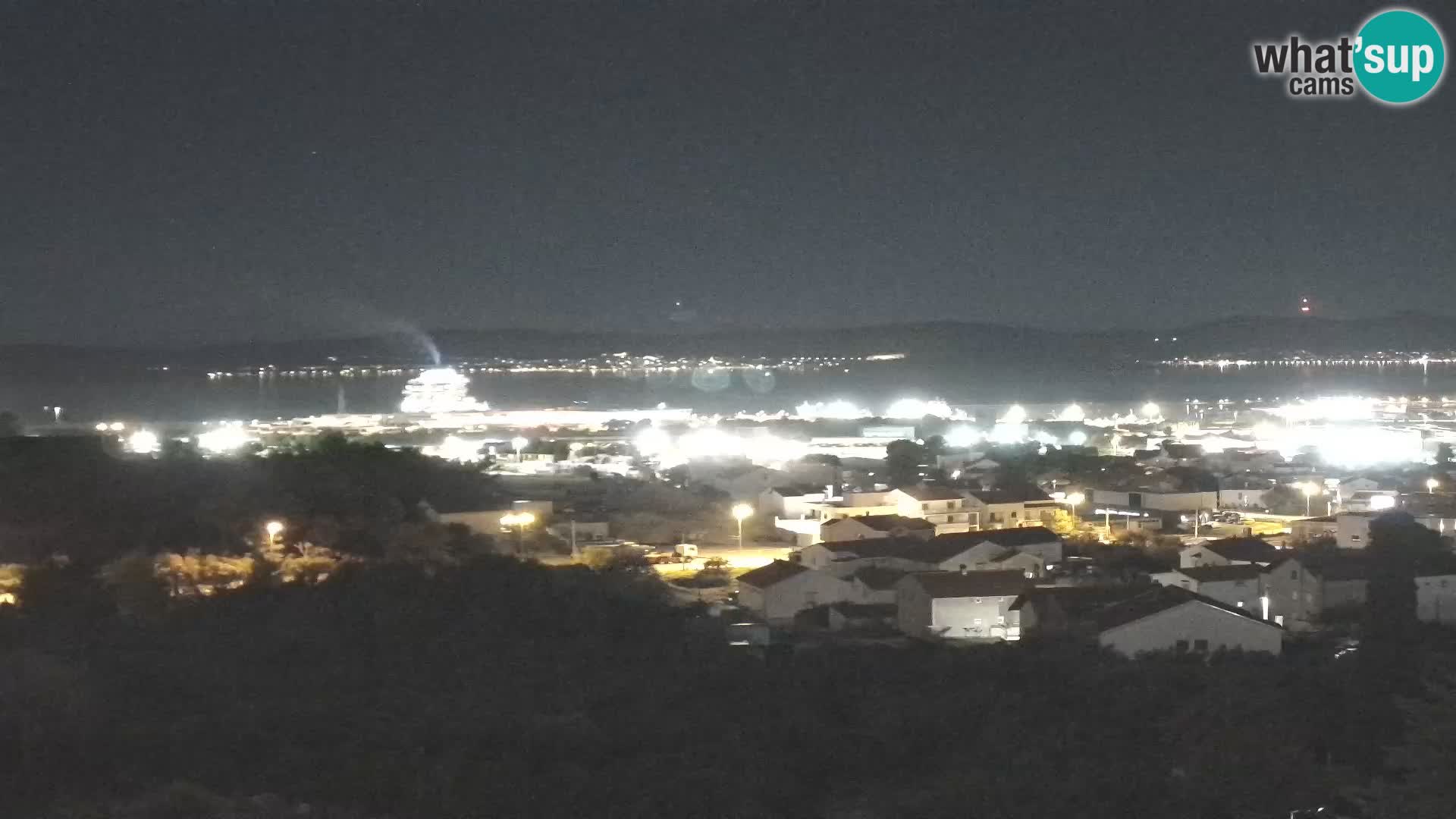 Panorama de la Webcam del Puerto Gazenica de Zadar, Zadar, Croacia