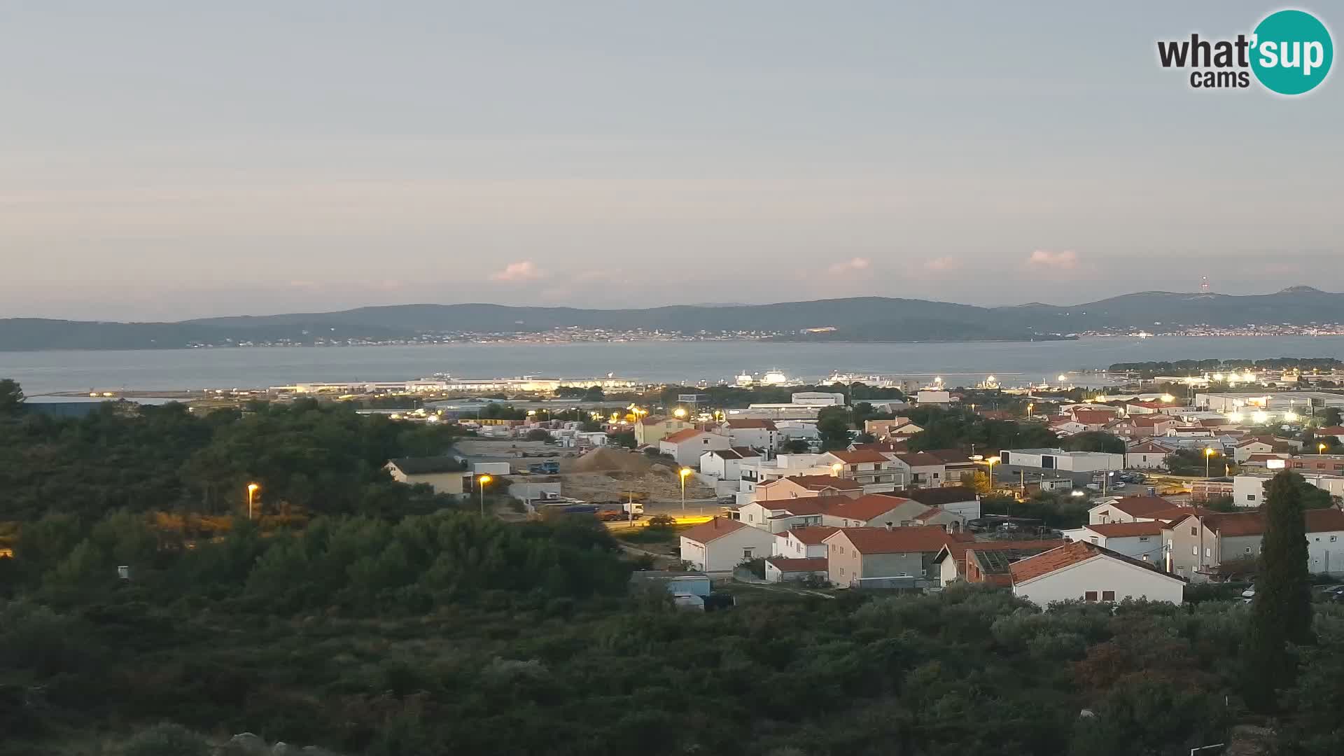 Zadar Port Gazenica Webcam Panorama, Zadar, Croatie