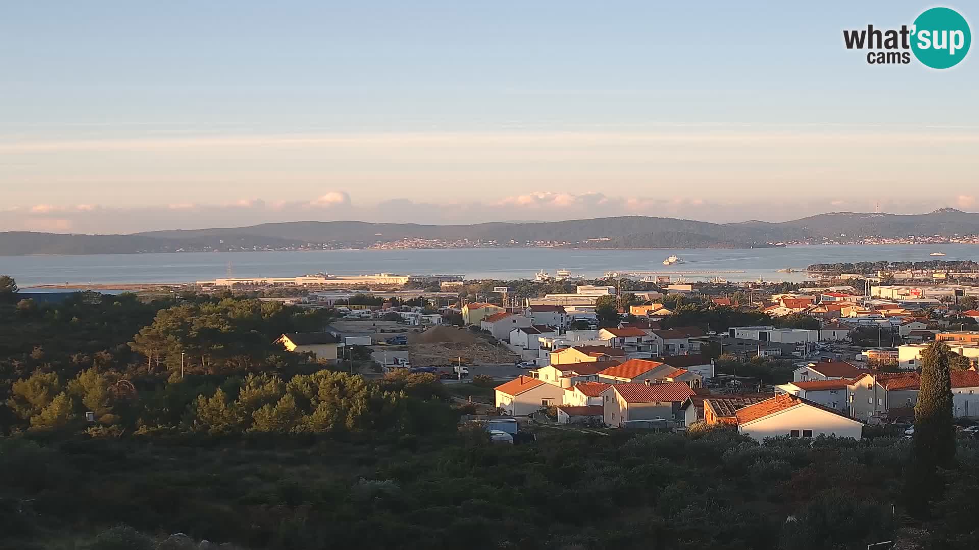 Panorama de la Webcam del Puerto Gazenica de Zadar, Zadar, Croacia