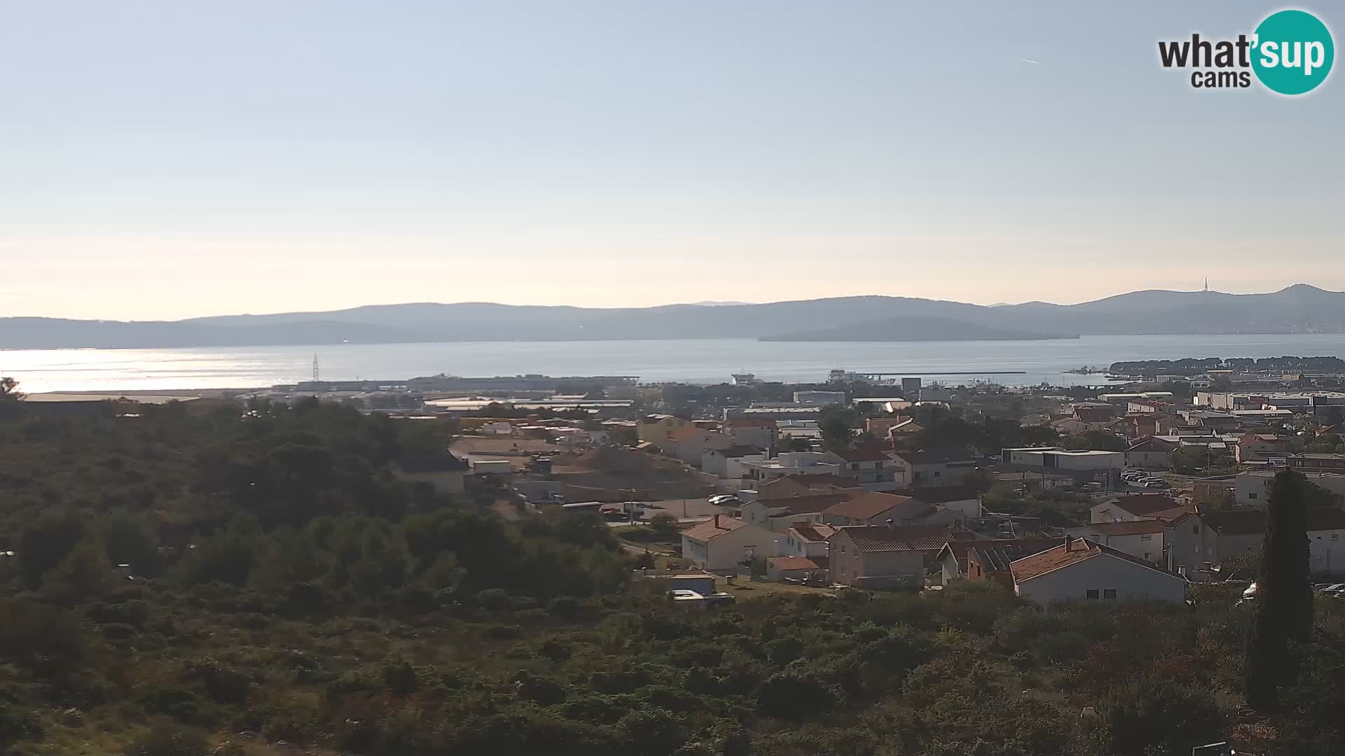 Panoramska web kamera Luke Gaženica u Zadru, Hrvatska