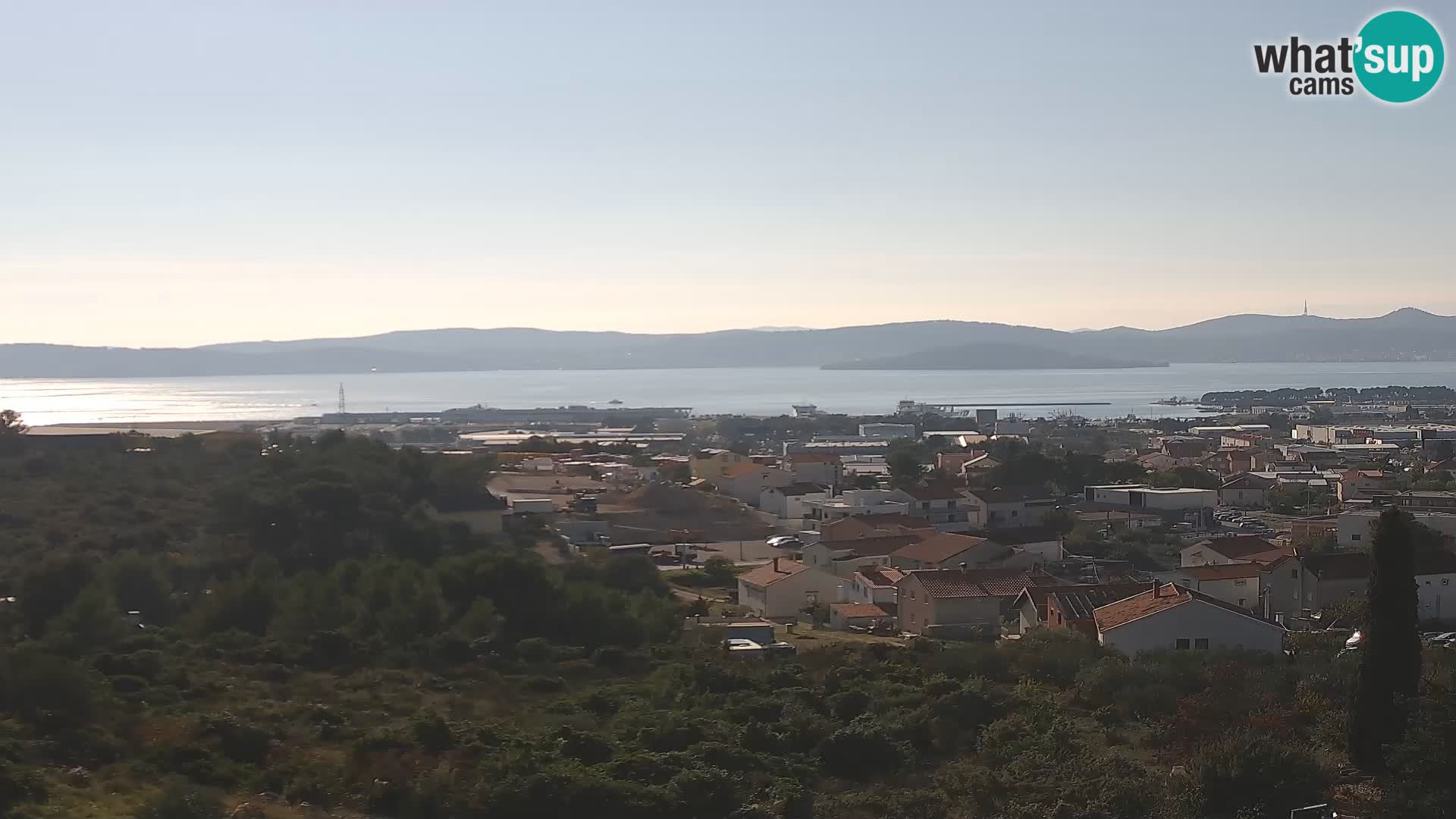 Zadar Pristanišče Gazenica s panoramsko spletno kamero, Zadar, Hrvaška