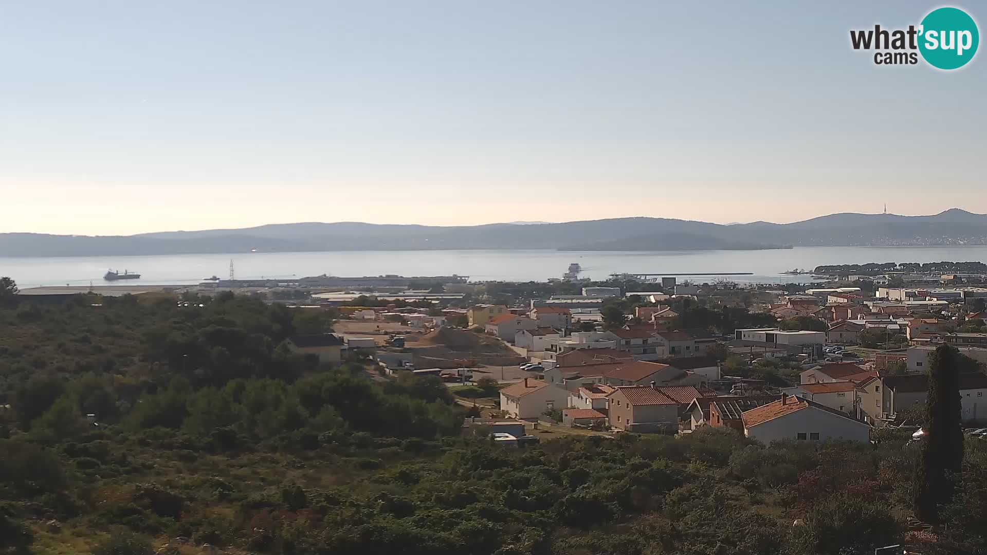 Panorama de la Webcam del Puerto Gazenica de Zadar, Zadar, Croacia