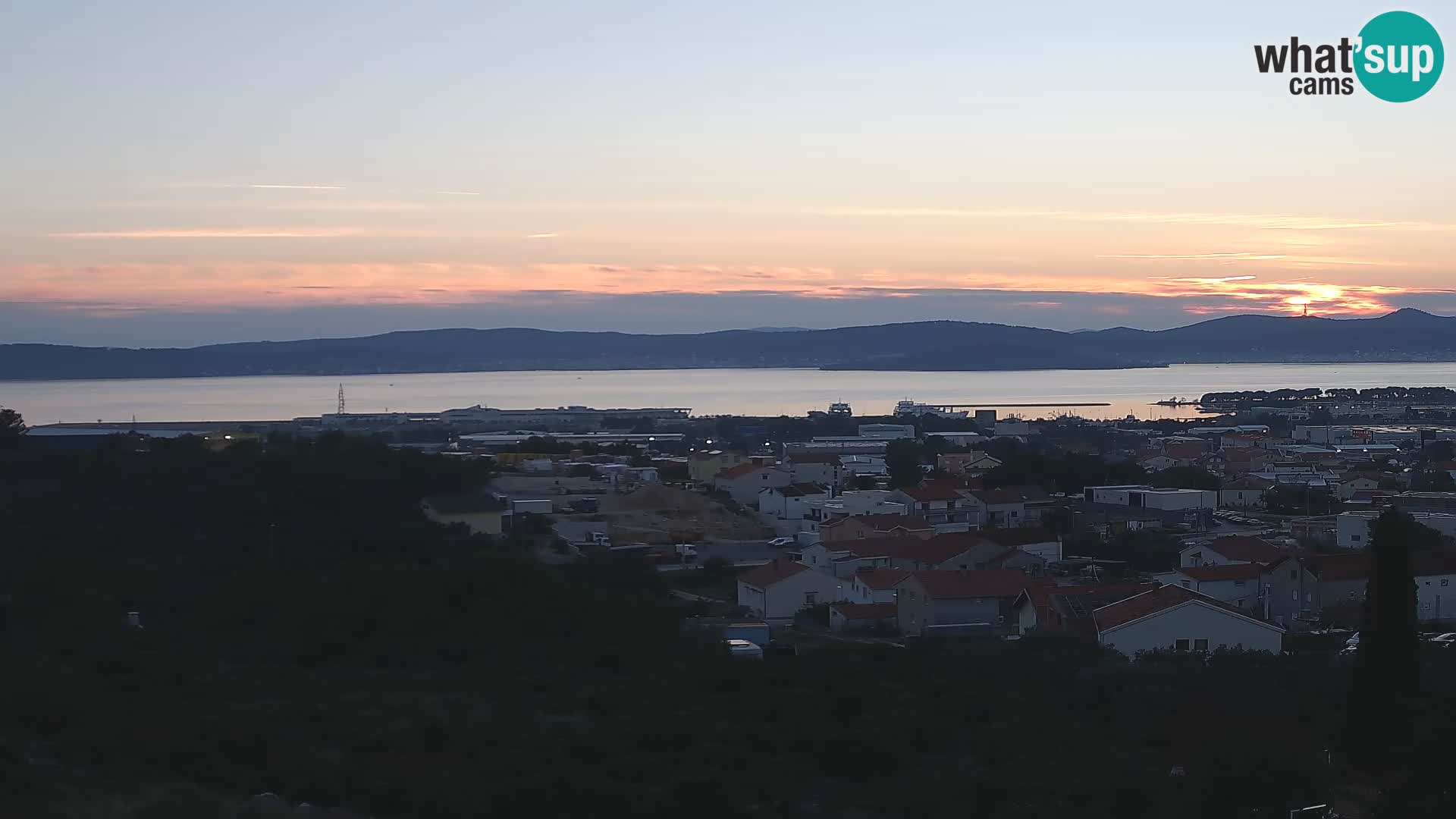 Panoramska web kamera Luke Gaženica u Zadru, Hrvatska