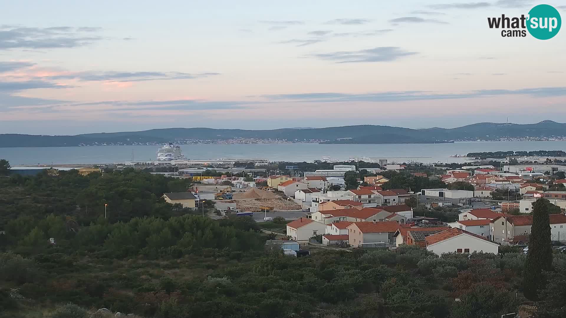 Panoramska web kamera Luke Gaženica u Zadru, Hrvatska