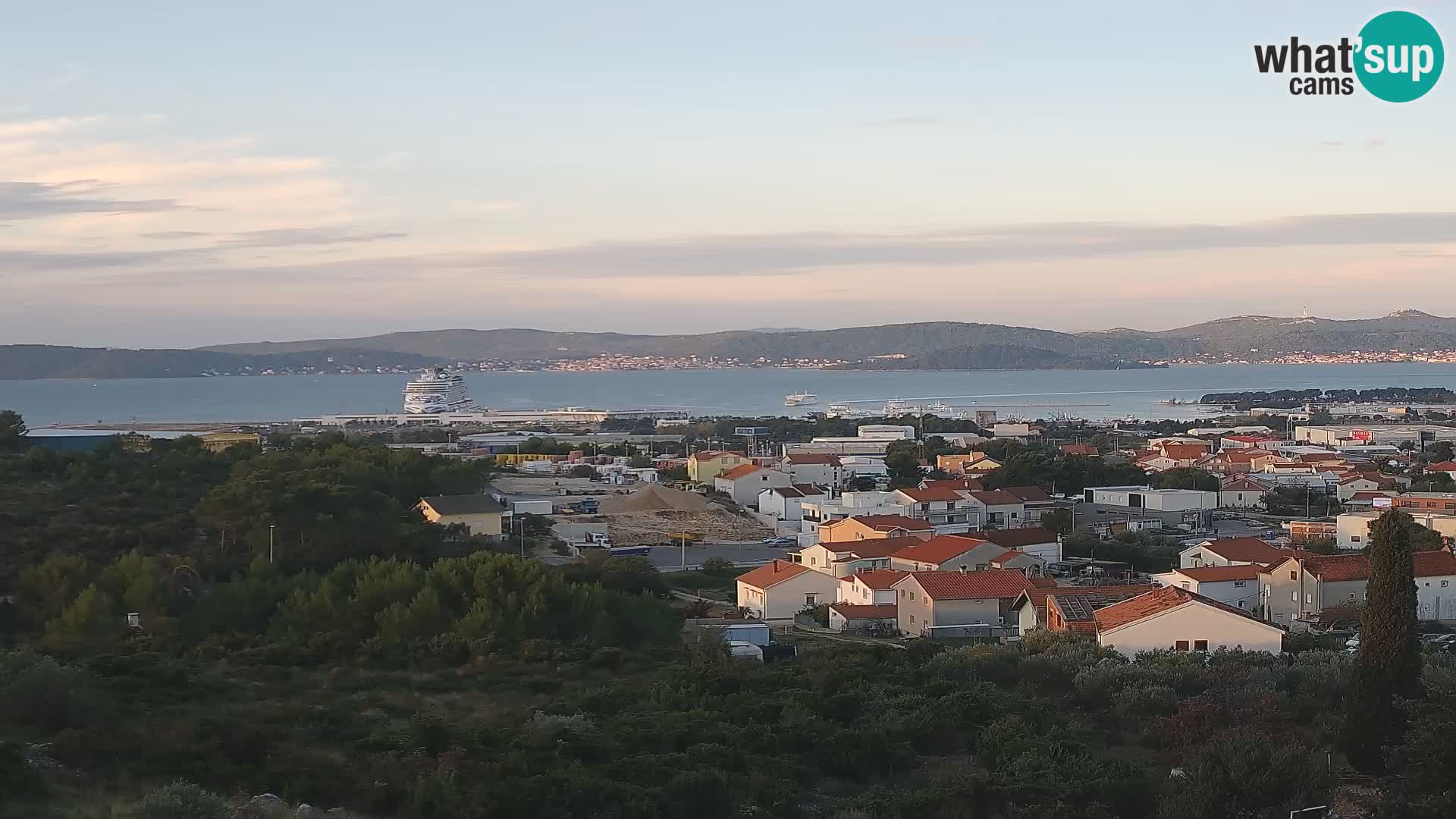 Panoramska web kamera Luke Gaženica u Zadru, Hrvatska