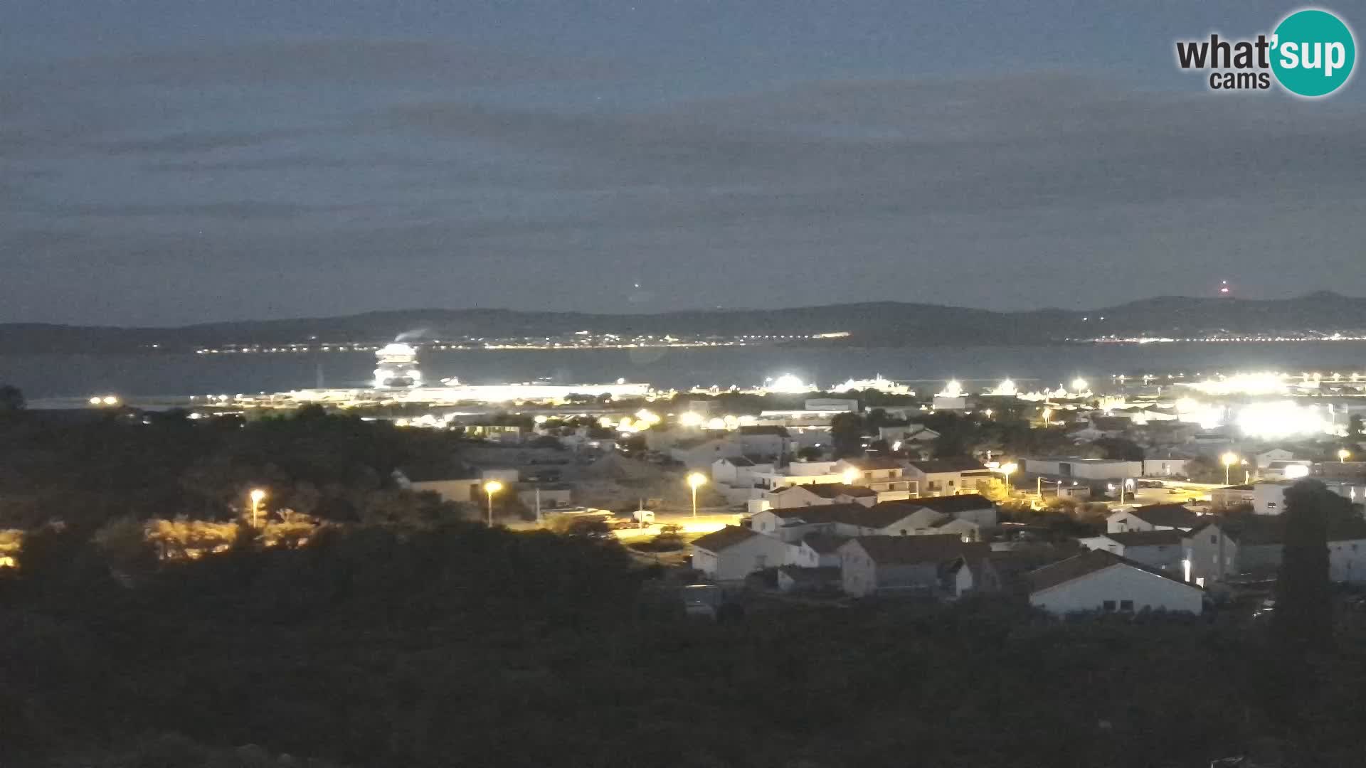 Panorama de la Webcam del Puerto Gazenica de Zadar, Zadar, Croacia