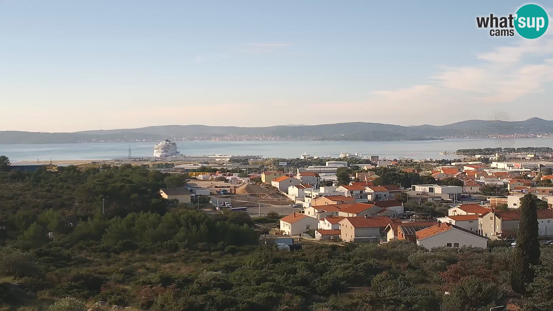 Panoramska web kamera Luke Gaženica u Zadru, Hrvatska