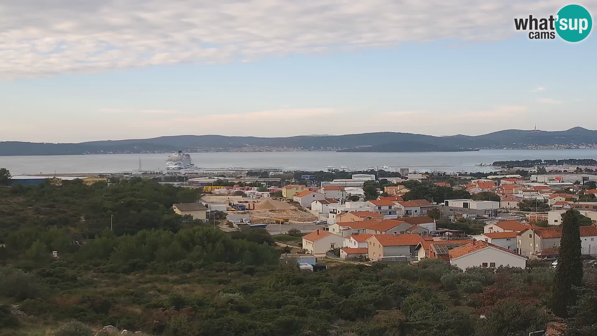 Zadar Port Gazenica Webcam Panorama, Zadar, Croatia