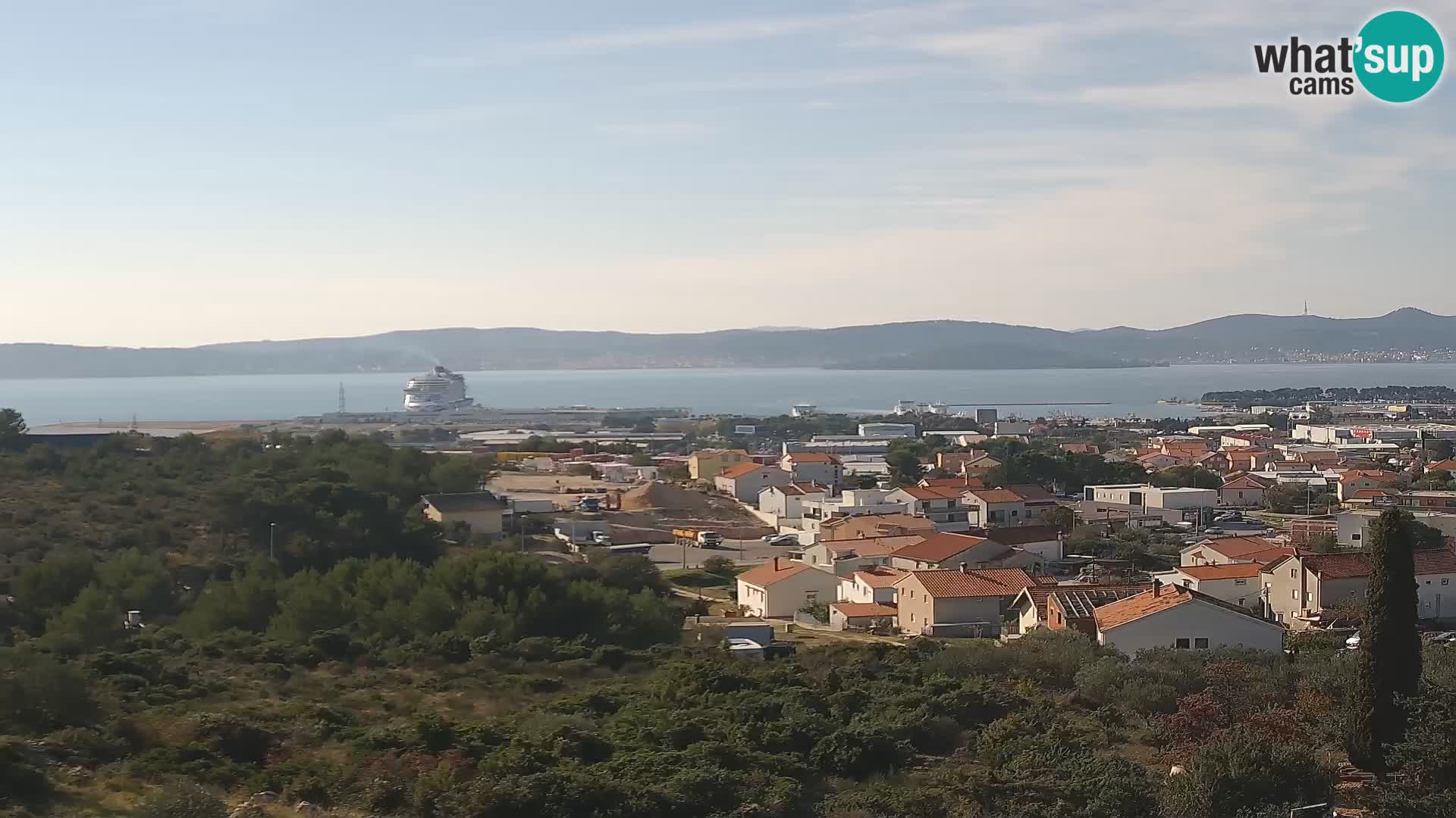 Panoramska web kamera Luke Gaženica u Zadru, Hrvatska