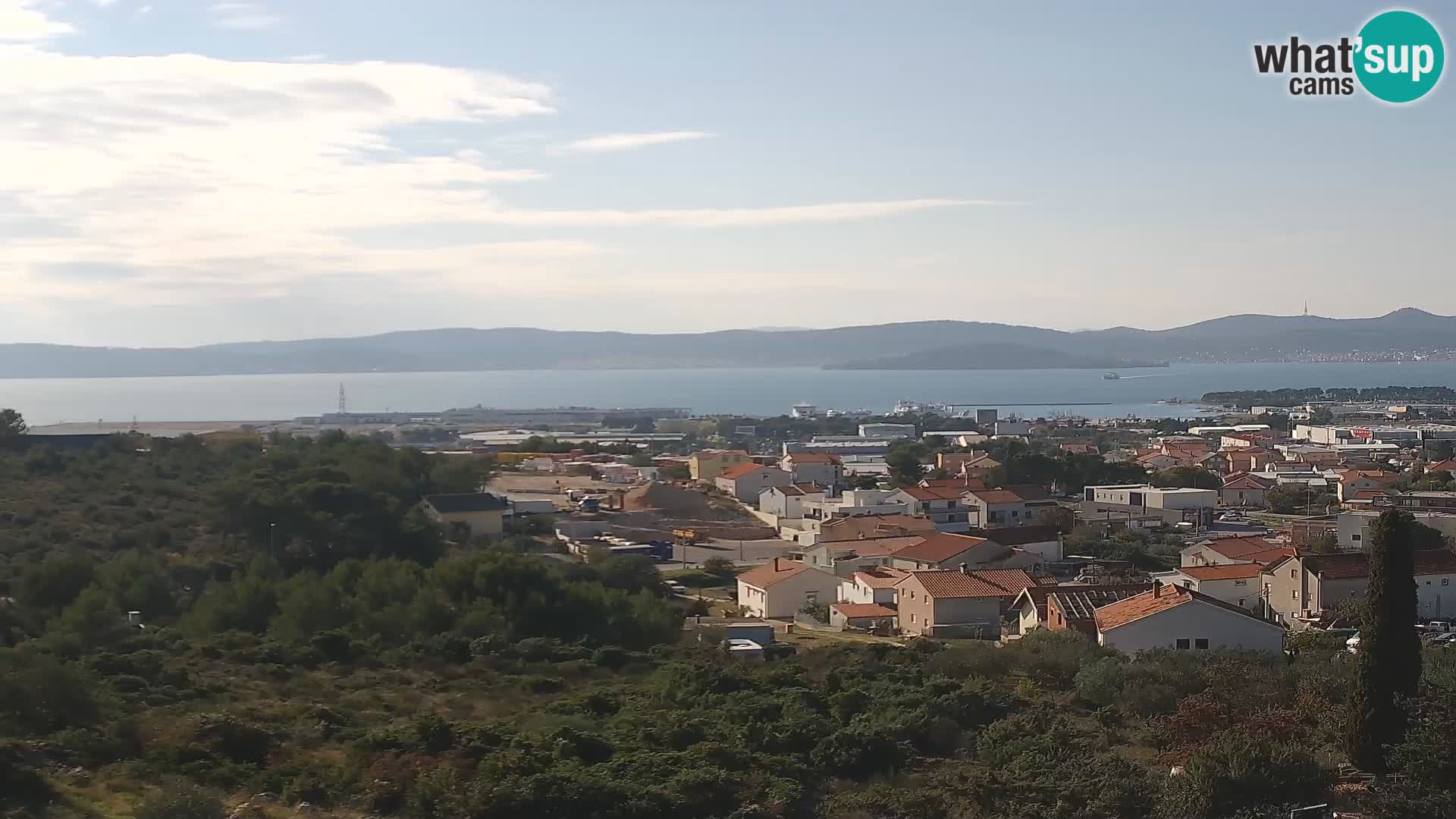 Panoramska web kamera Luke Gaženica u Zadru, Hrvatska